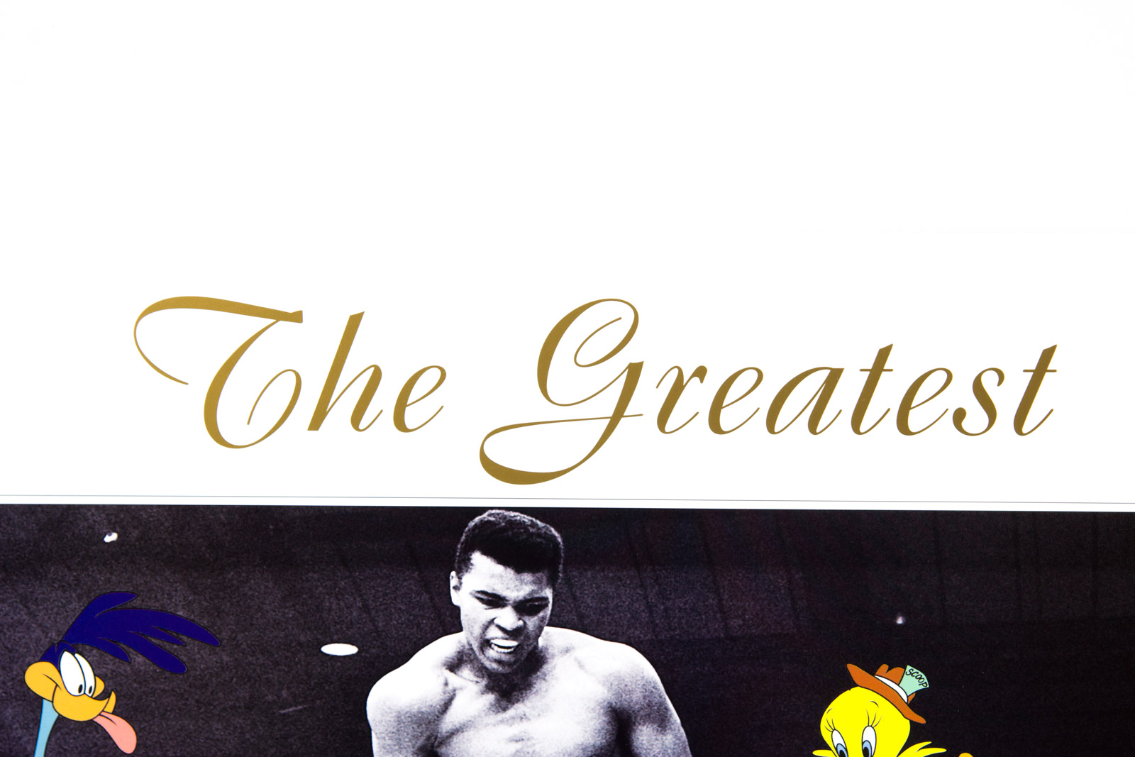 Muhammad Ali Signed "The Greatest" Boxing Photoanimation Offset Lithograph