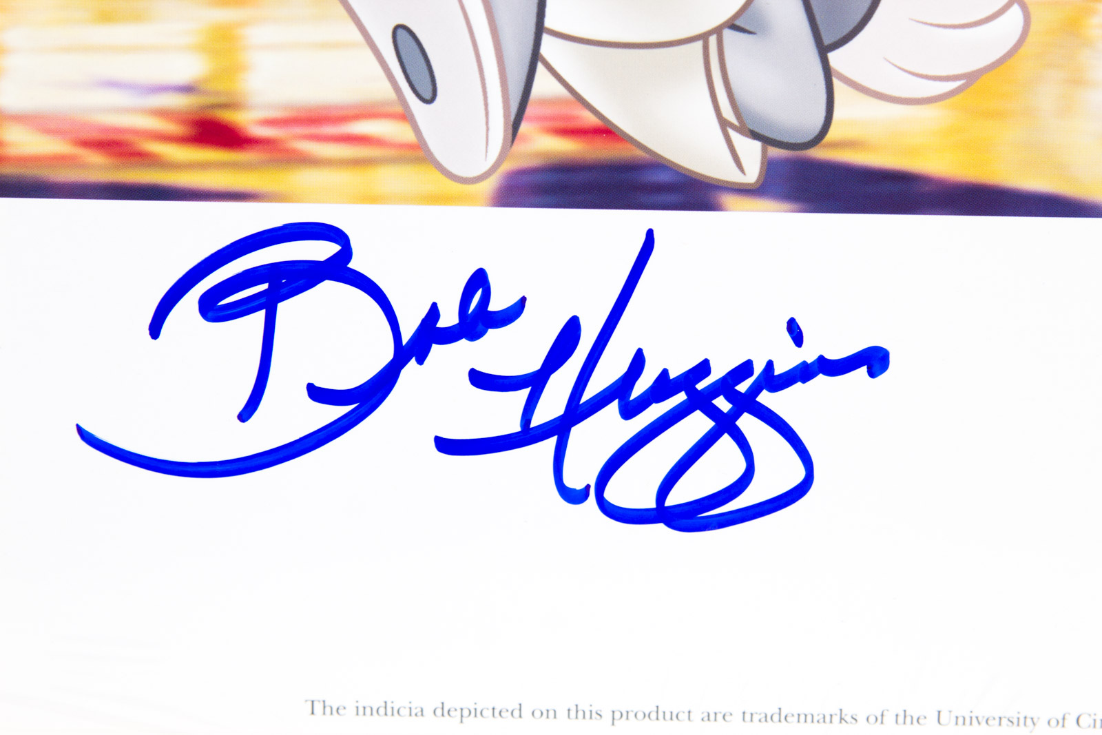 Bob Huggins Signed Cincinnati Bearcats "Huggs and Bugs" Photoanimation Offset Lithograph