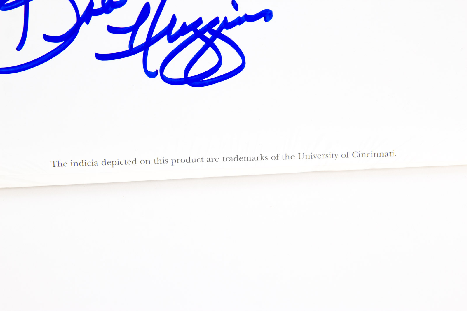 Bob Huggins Signed Cincinnati Bearcats "Huggs and Bugs" Photoanimation Offset Lithograph