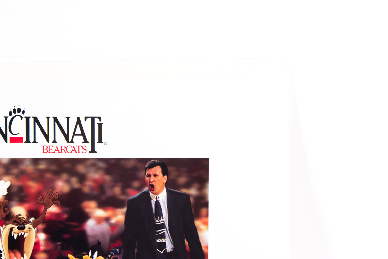 Bob Huggins Signed Cincinnati Bearcats "Huggs and Bugs" Photoanimation Offset Lithograph