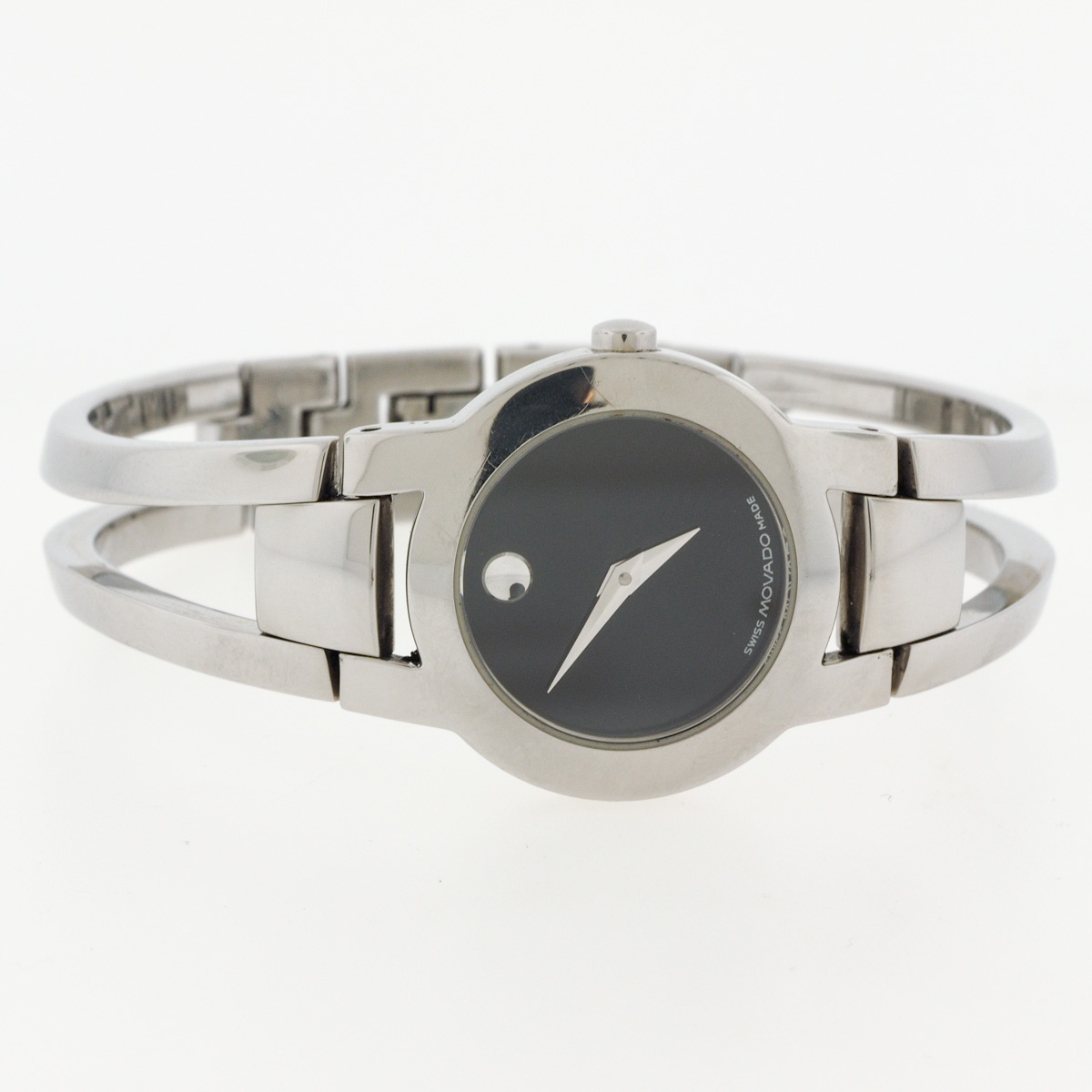 Women's Stainless Steel Movado Bangle Watch