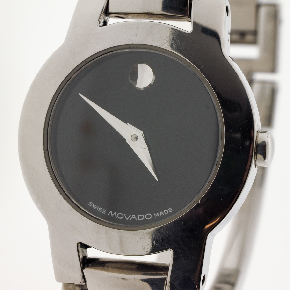 Women's Stainless Steel Movado Bangle Watch