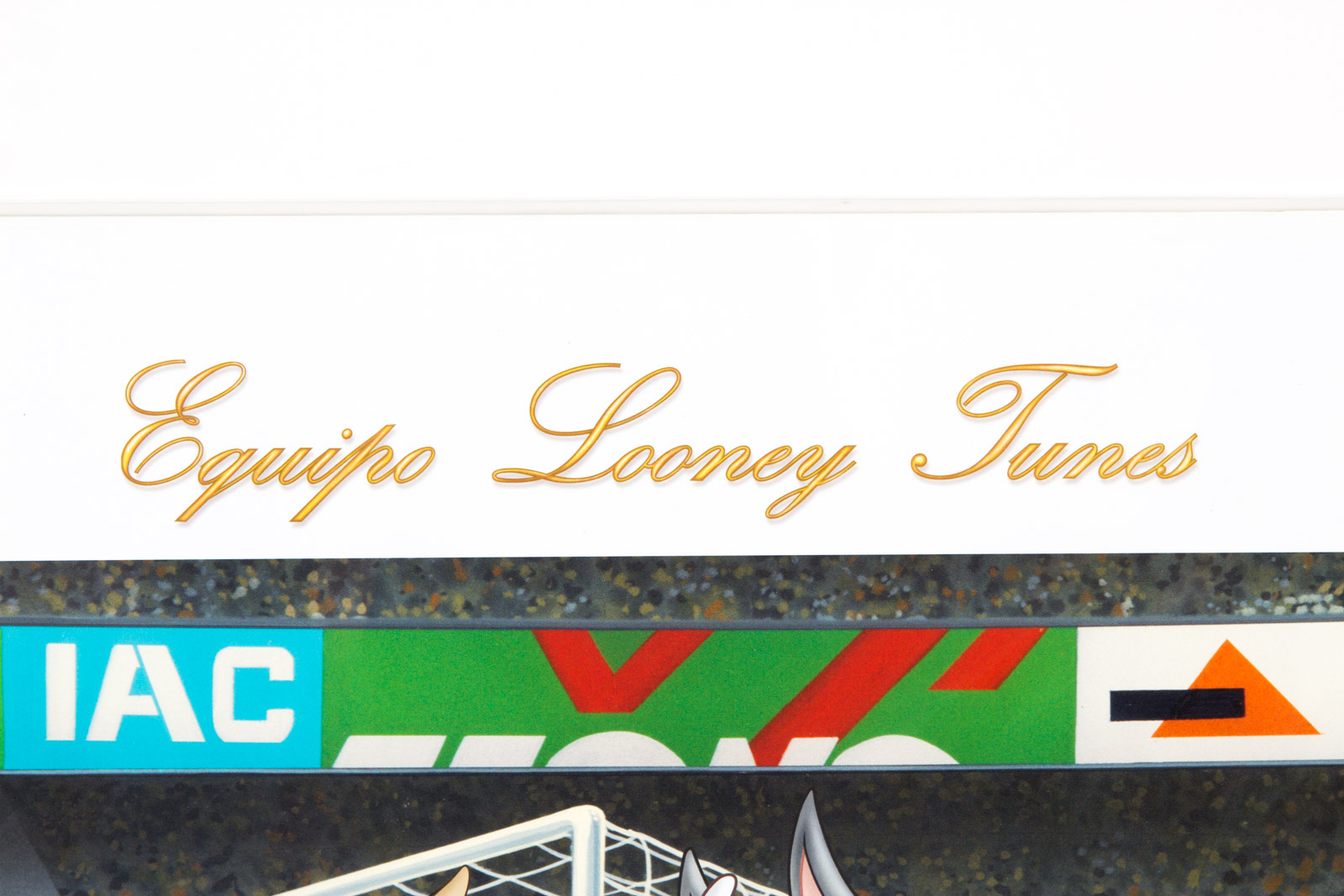 "Equipo Looney Tunes" Soccer Themed Offset Lithograph