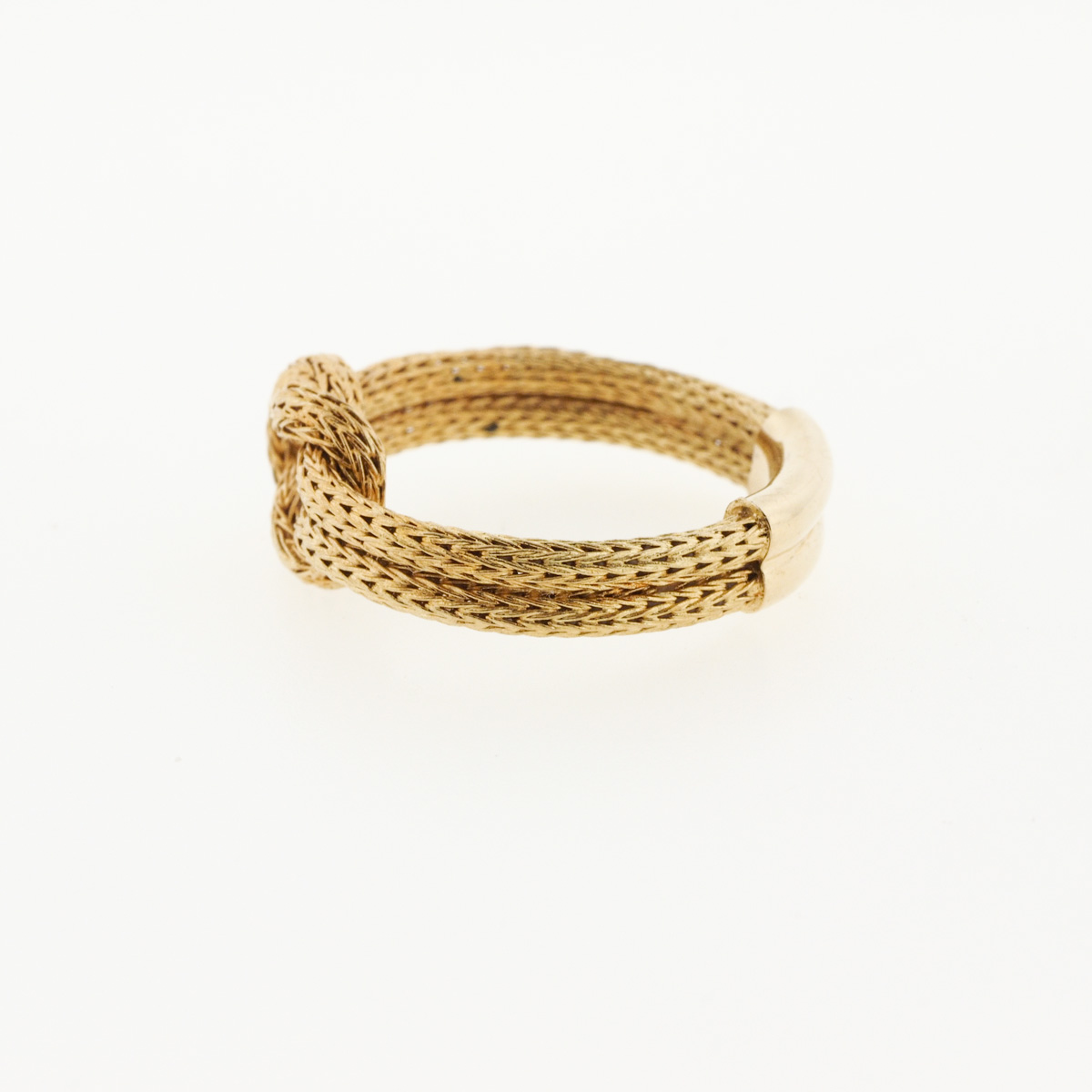 Michael Anthony 14K Gold Mesh "Love Knot" Ring