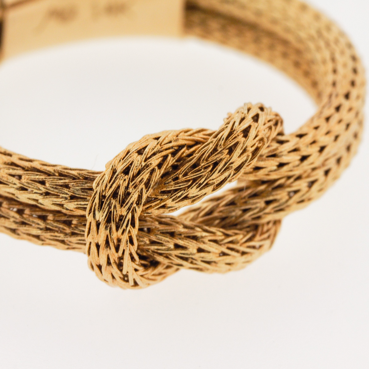 Michael Anthony 14K Gold Mesh "Love Knot" Ring