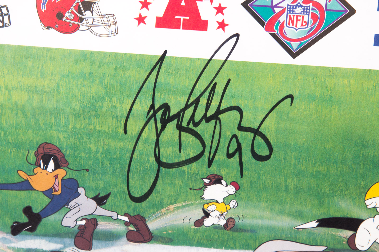 Charles and Tom McKimson "3 Yards and a Cloud of Dust" Offset Lithograph, Signed by Doug Pelphrey