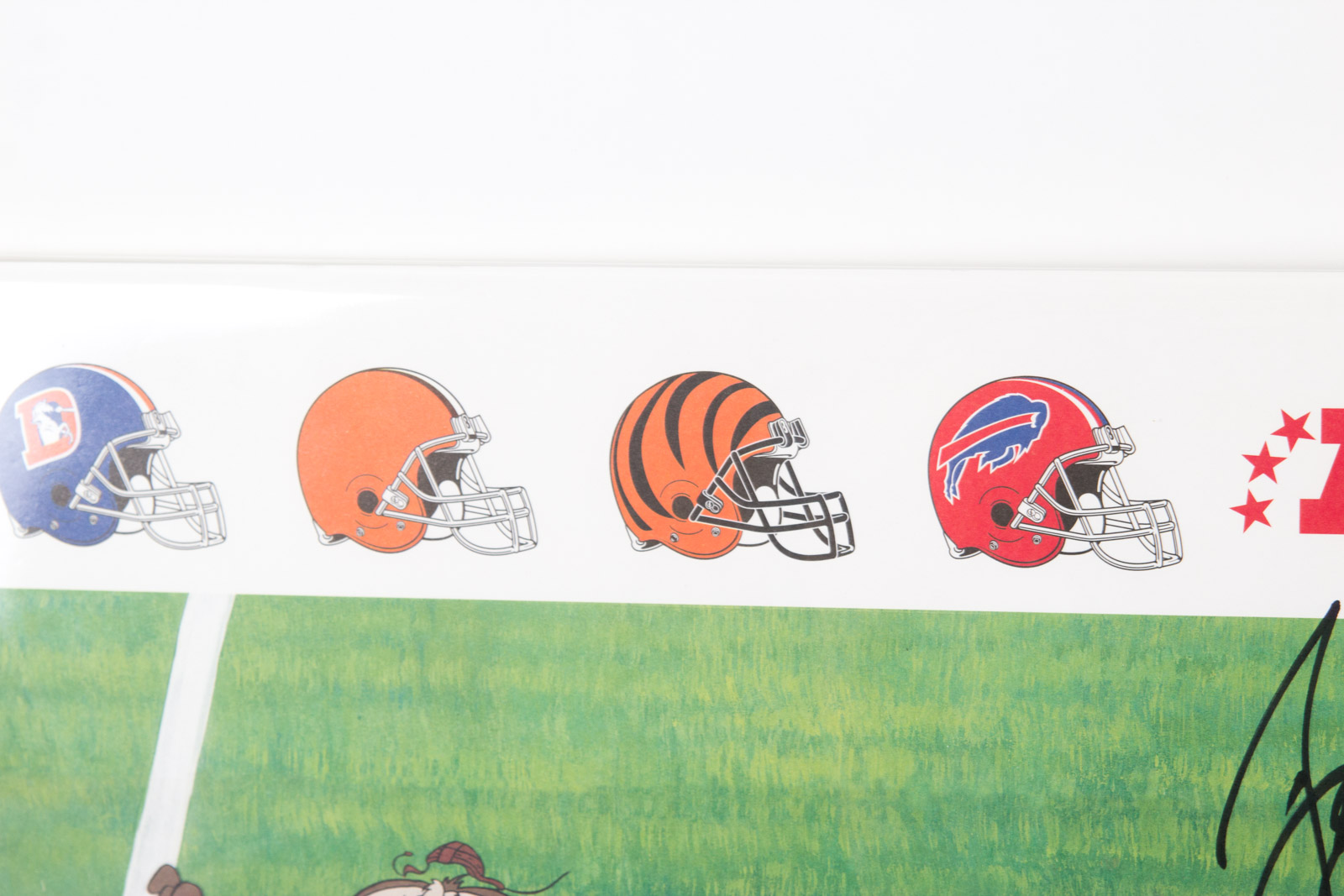 Charles and Tom McKimson "3 Yards and a Cloud of Dust" Offset Lithograph, Signed by Doug Pelphrey