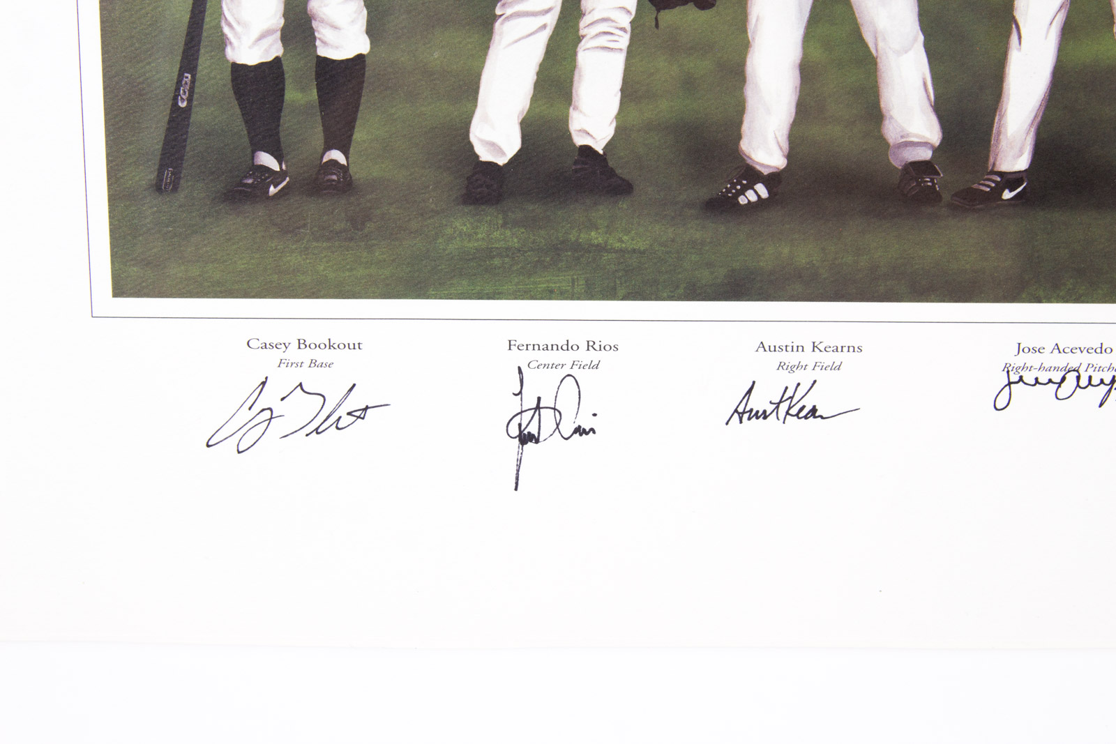 Inaugural Team Signed Dayton Dragons Offset Lithograph, Including Austin Kearns and Adam Dunn