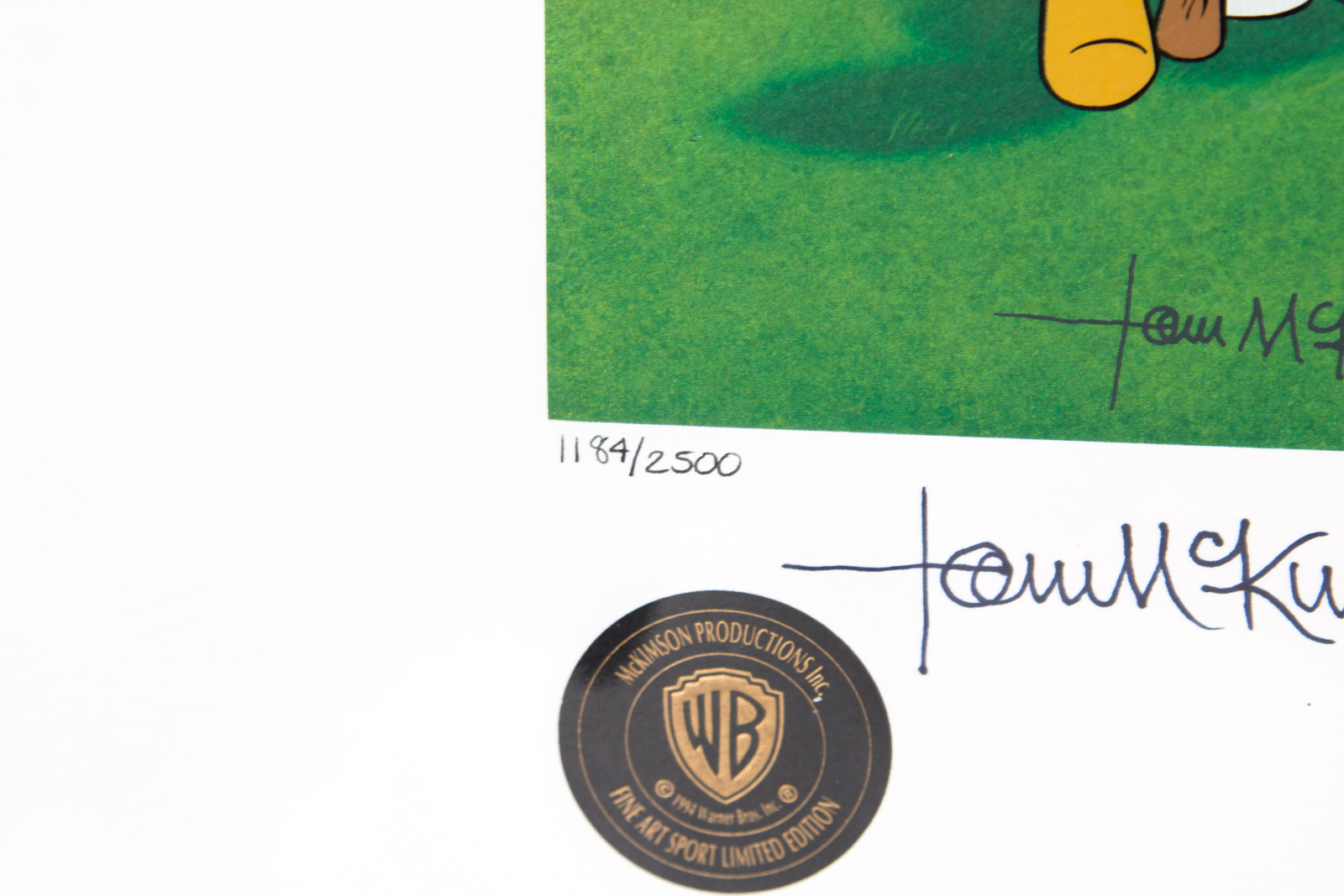 Tom and Charles McKimson Looney Tunes Lithoserigraph "Sluggers"