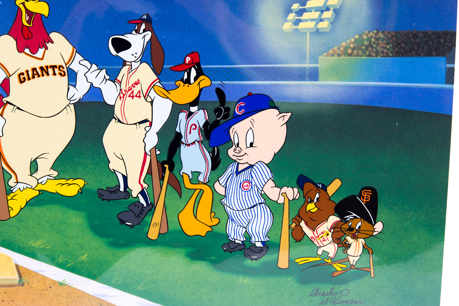 Tom and Charles McKimson Looney Tunes Lithoserigraph "Sluggers"