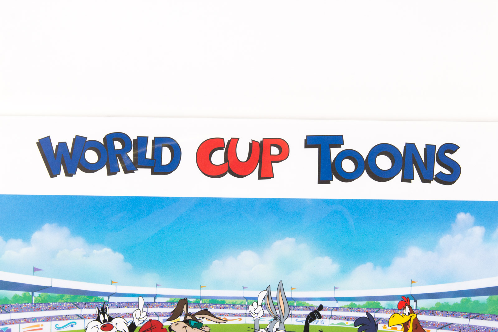 Looney Tunes "World Cup Toons" Soccer Themed Offset Lithograph