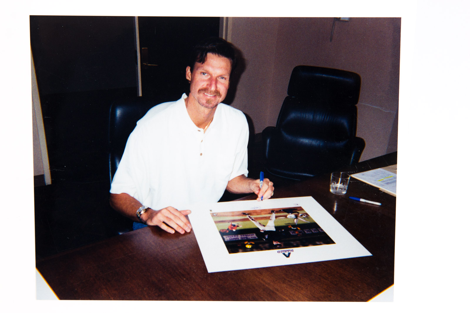 Randy Johnson Signed "The Big Unit" Diamond Back Photoanimation Offset Lithograph