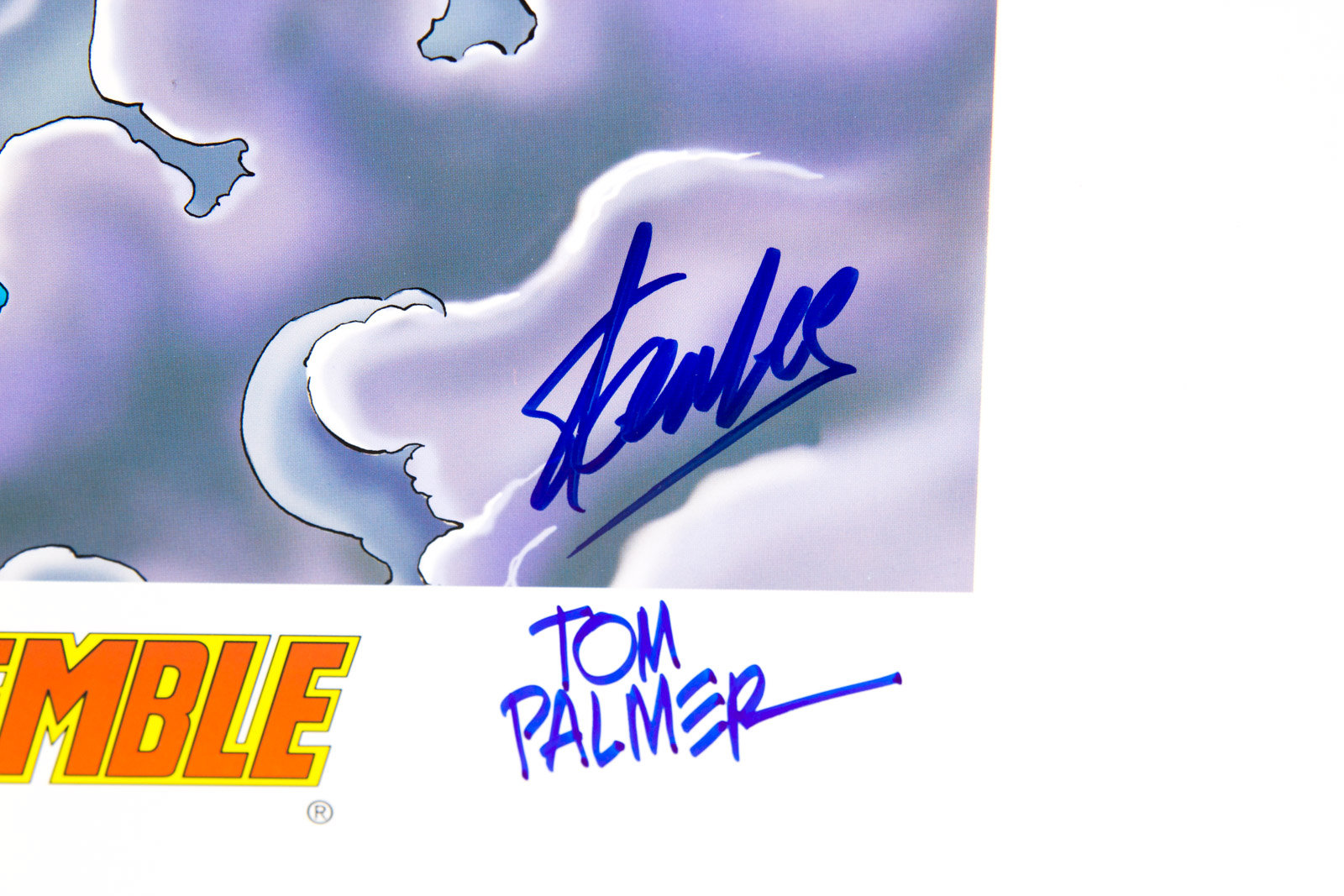 "Avengers Assemble" 35th Anniversary Offset Lithograph Signed by Stan Lee, Steve Epting, and Tom Palmer