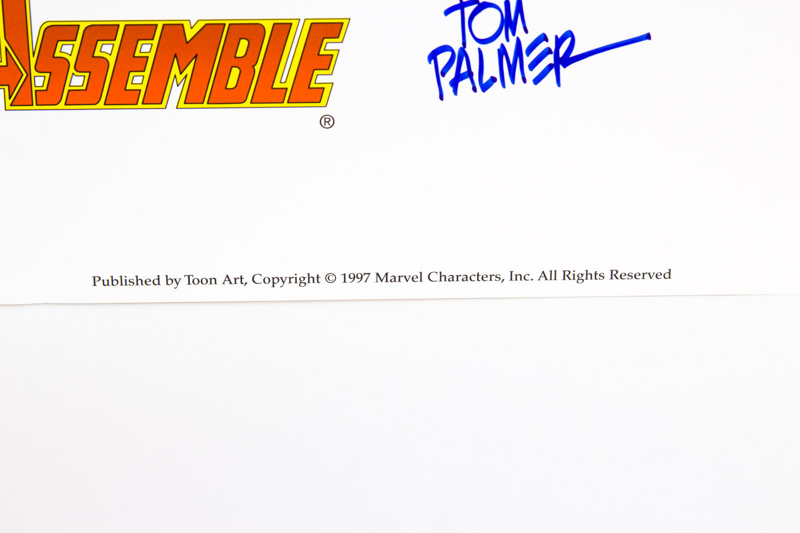 "Avengers Assemble" 35th Anniversary Offset Lithograph Signed by Stan Lee, Steve Epting, and Tom Palmer