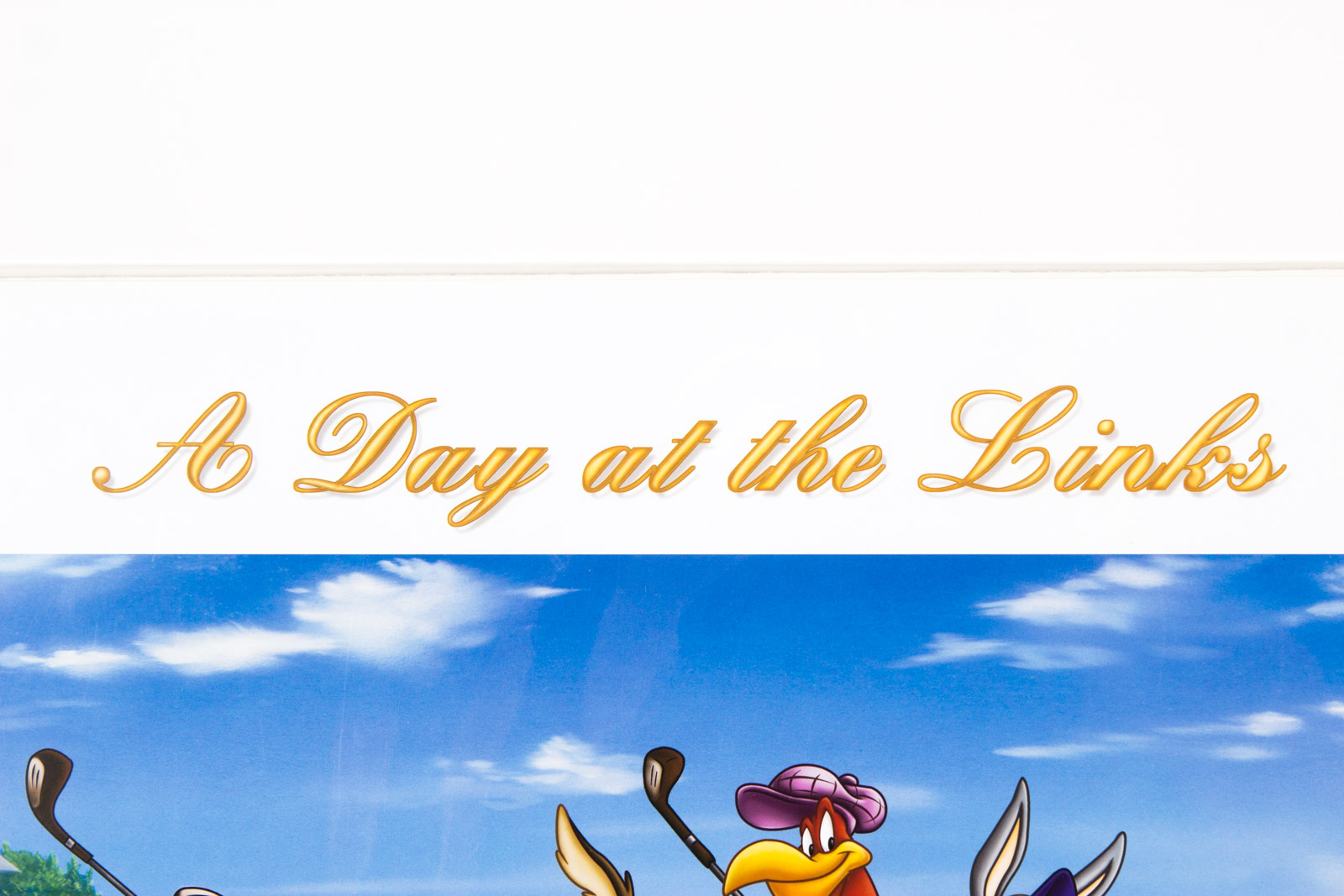 Looney Tunes "A Day at the Links" Golf Themed Offset Lithograph