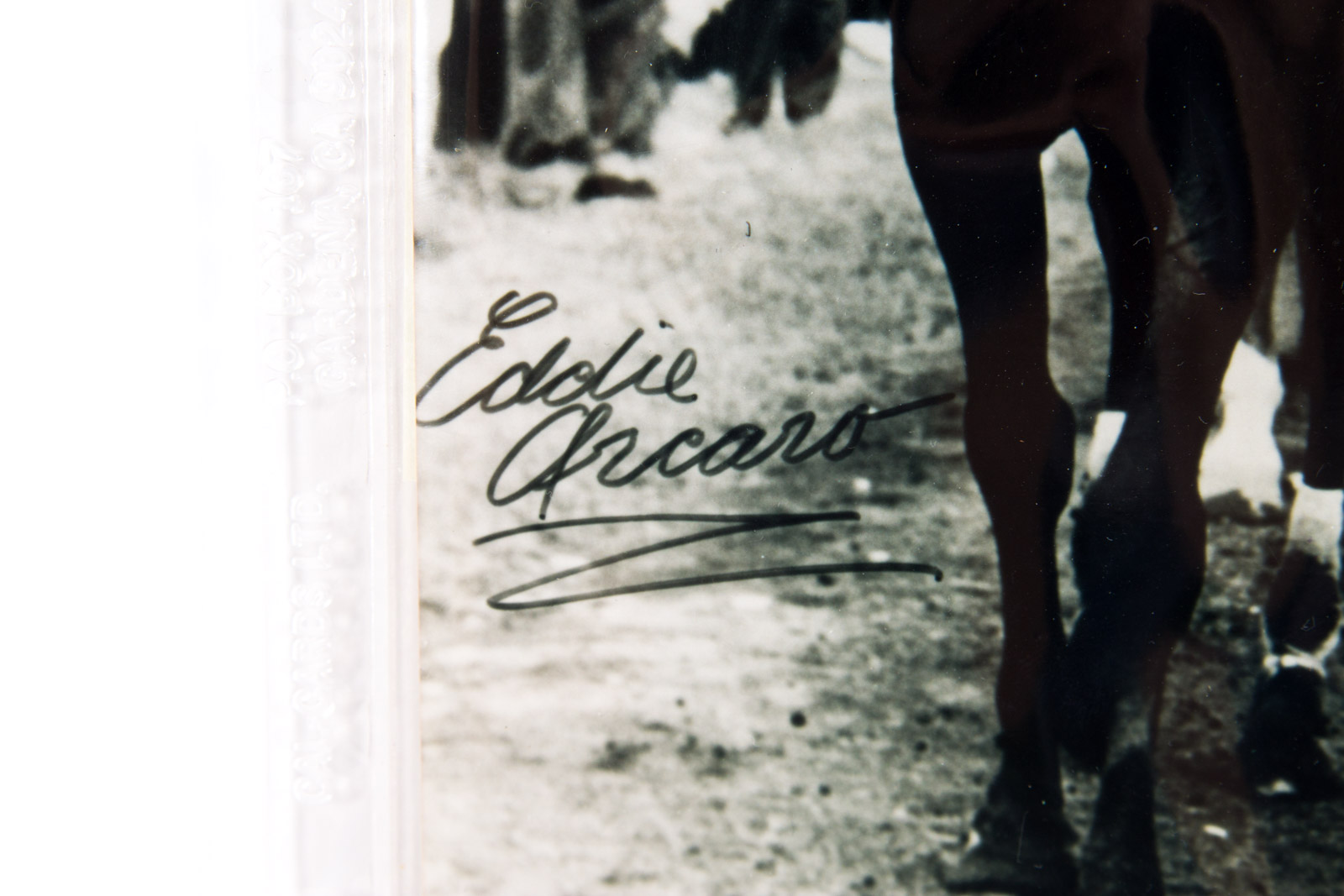 Eddie Arcaro Signed Citation Reproduction Photograph