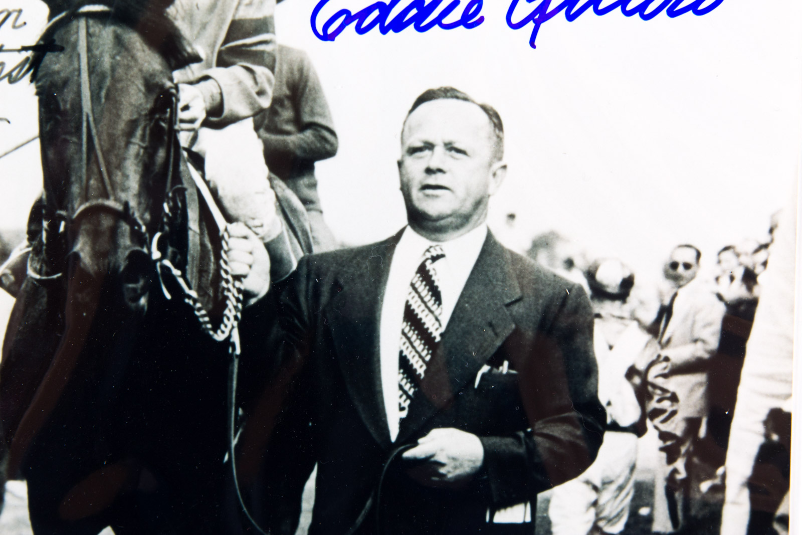 Eddie Arcaro Signed Citation Reproduction Photograph