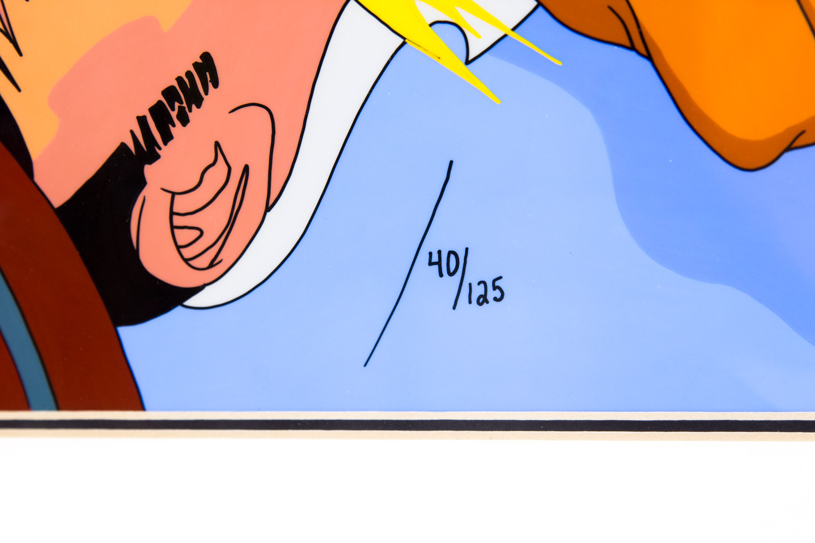 Hand Painted "Speed Racer" Reproduction Animation Cel Signed by Ippei Kuri