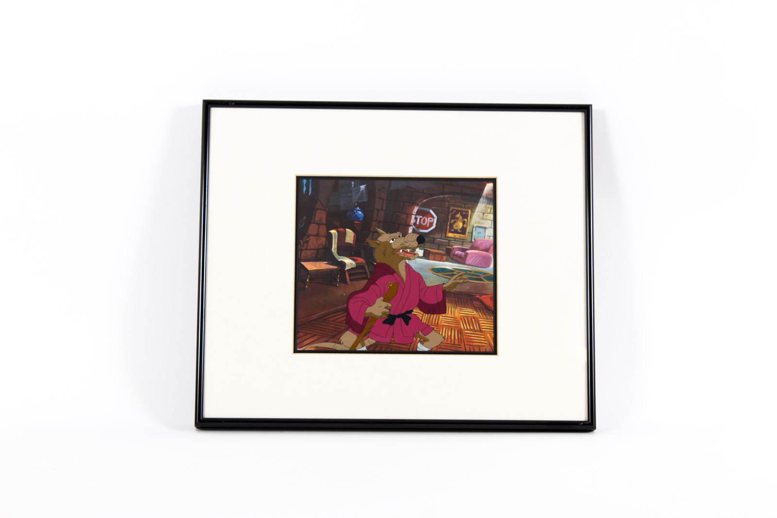 Original 1987 "Teenage Mutant Ninja Turtles" Splinter Animation Cel
