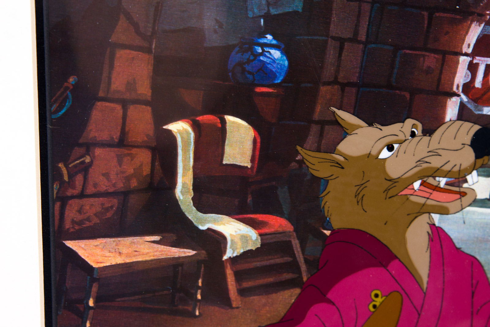 Original 1987 "Teenage Mutant Ninja Turtles" Splinter Animation Cel