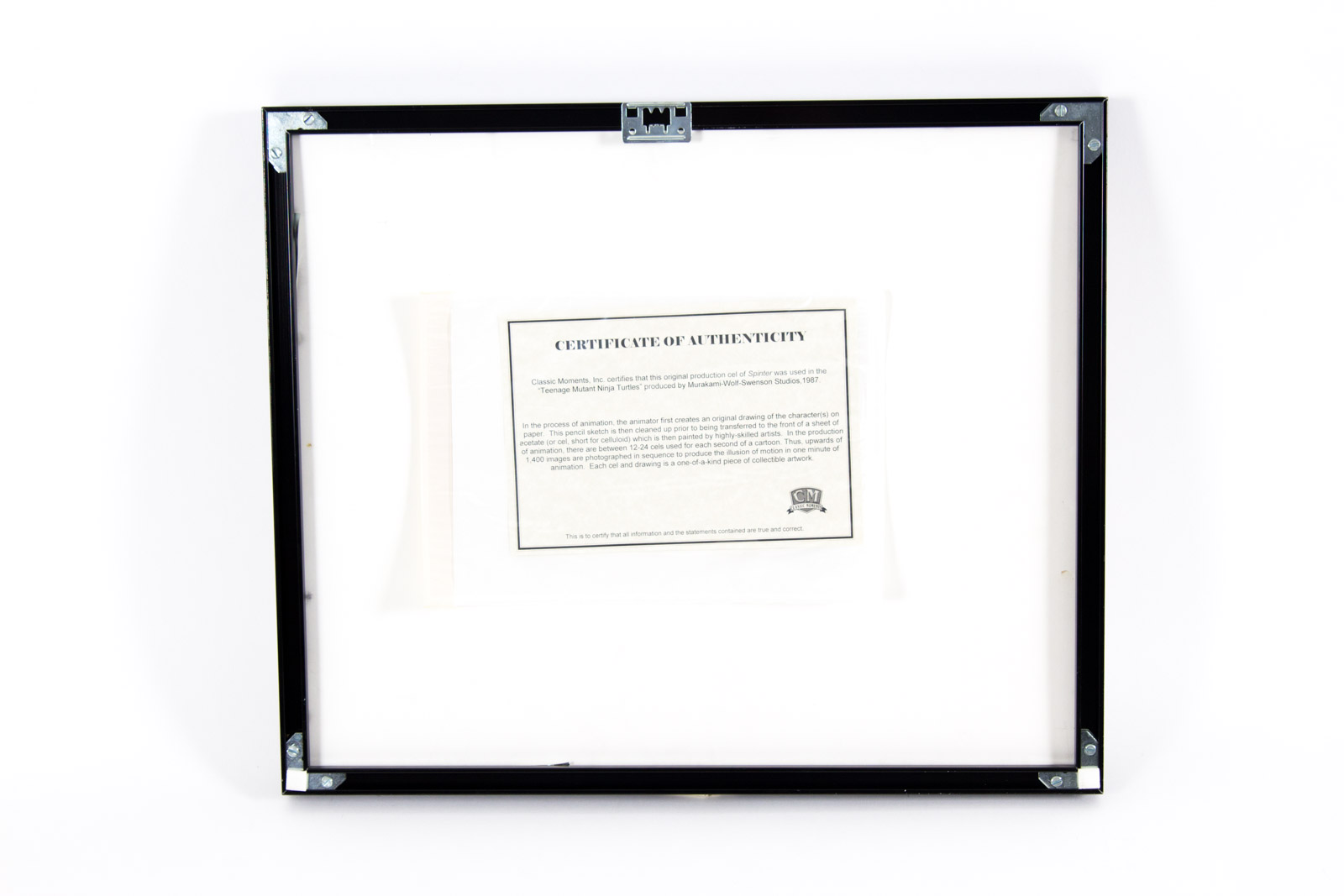 Original 1987 "Teenage Mutant Ninja Turtles" Splinter Animation Cel