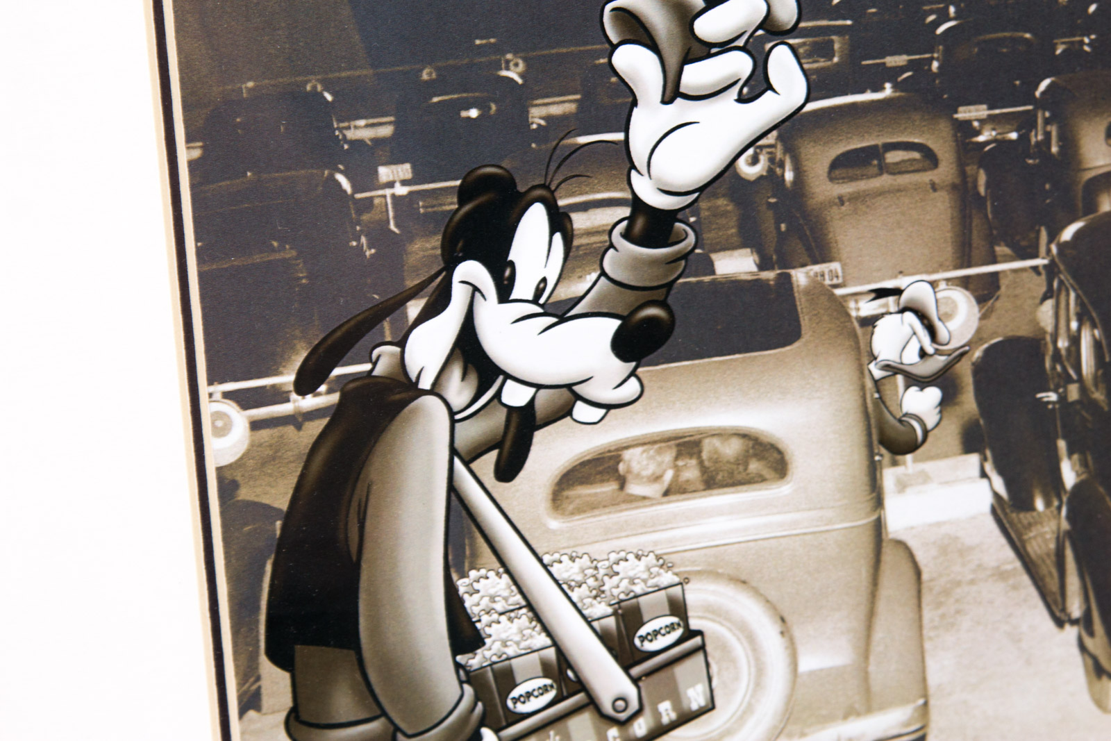 "Mickey Mouse at the Drive-In" Photoanimation Lithograph