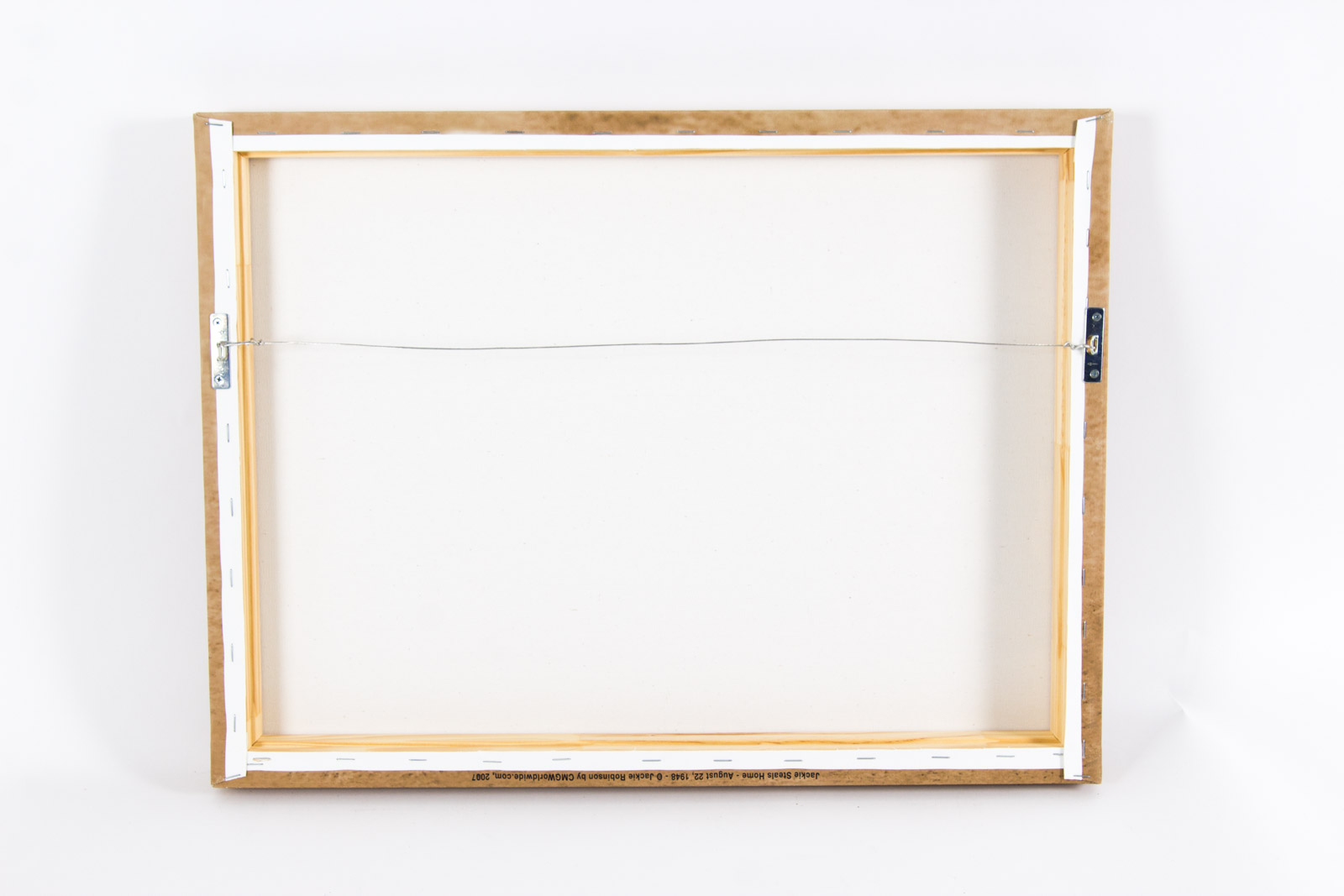 Jackie Robinson Themed Giclee on Canvas with Facsimile Signature