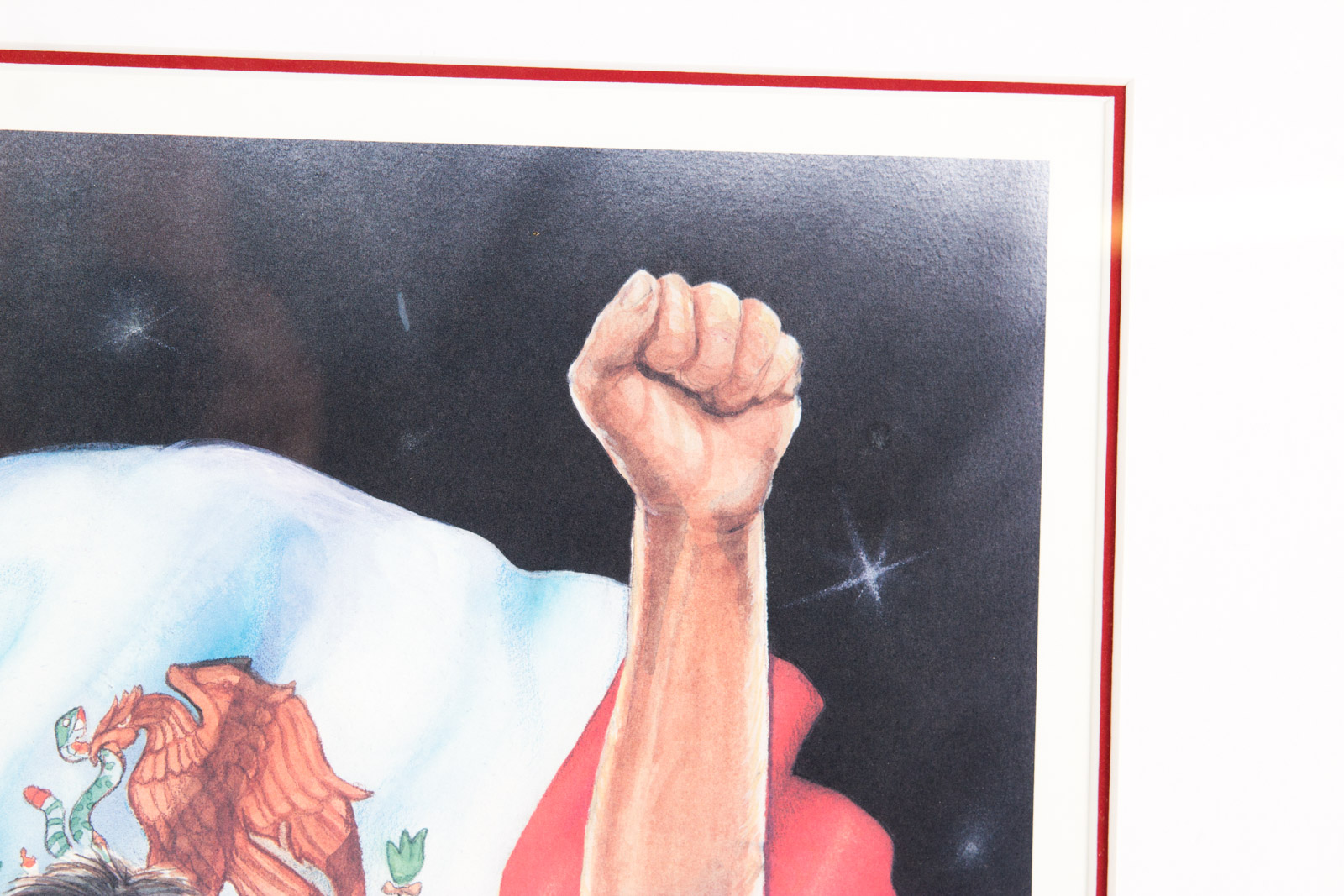 Armando Delgado "El Centurion" Julio Cesar Chavez Boxing Offset Lithograph