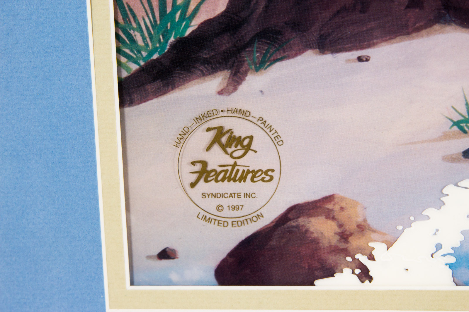 Myron Waldman Hand Painted "Popeye the Sailor Meets Sindbad the Sailor"