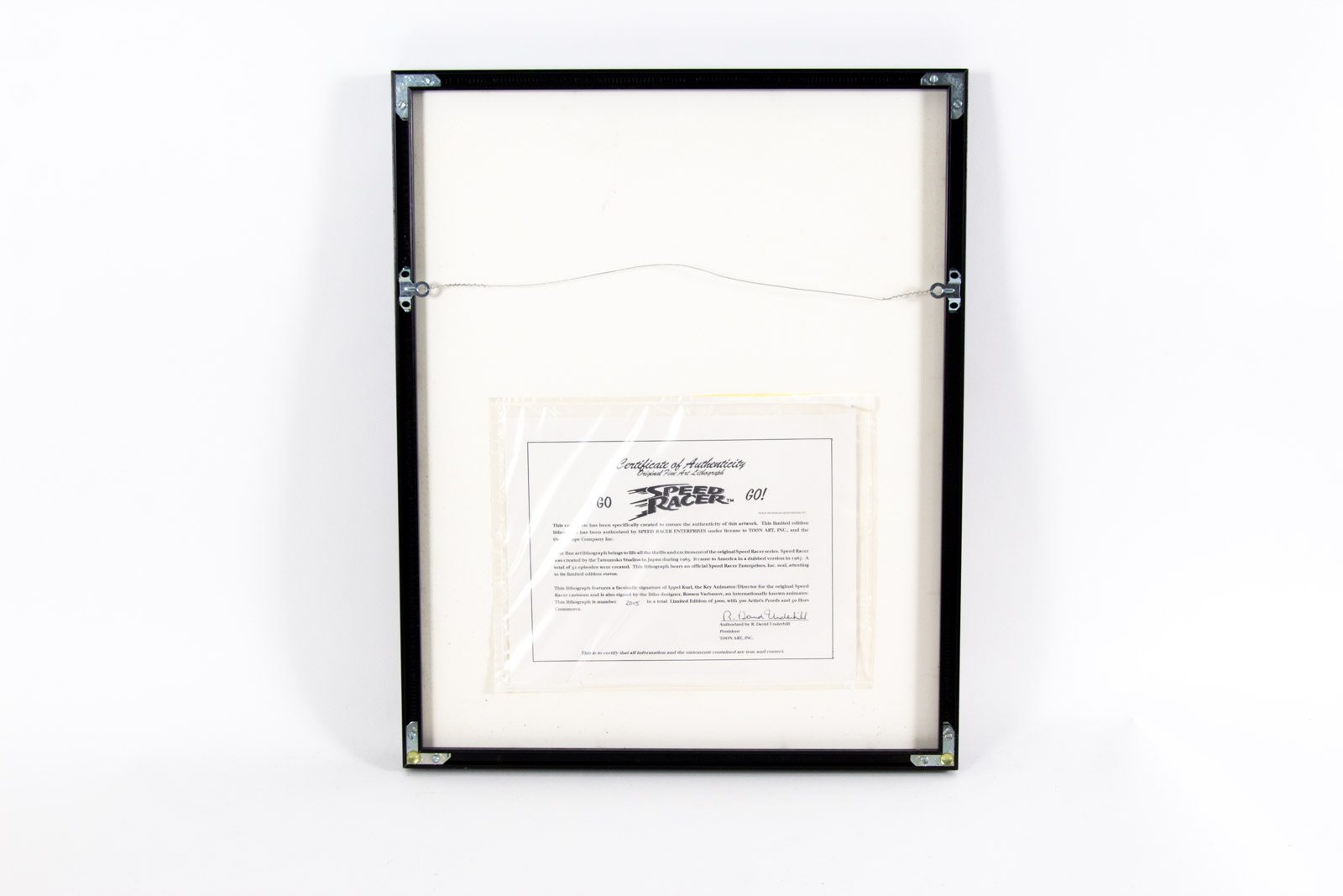 Rossen Varbanov signed "Speed Racer" Offset Lithograph