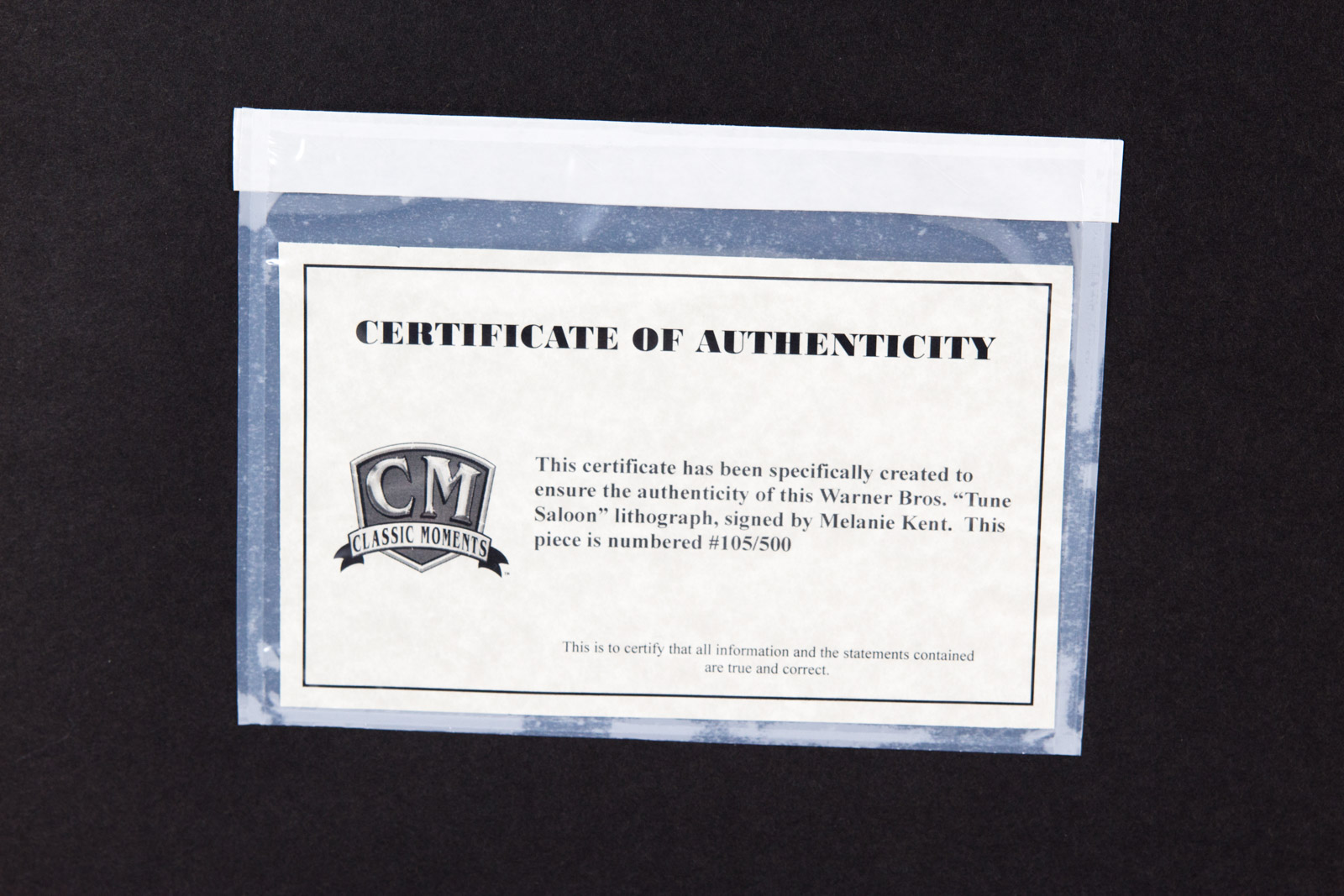 Melanie Kent "Tune Saloon" Looney Tunes Serigraph