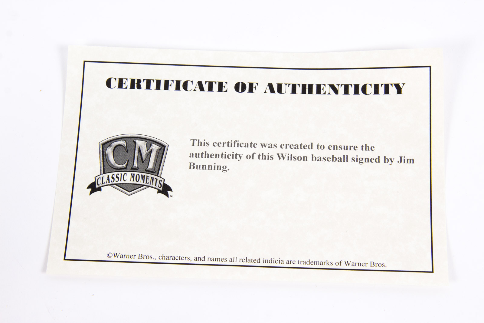 Jim Bunning Signed Baseball