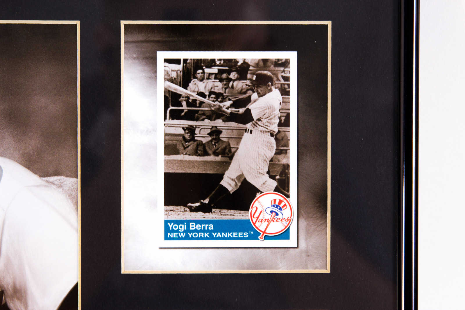 Yogi Berra Signed New York Yankees Lithograph