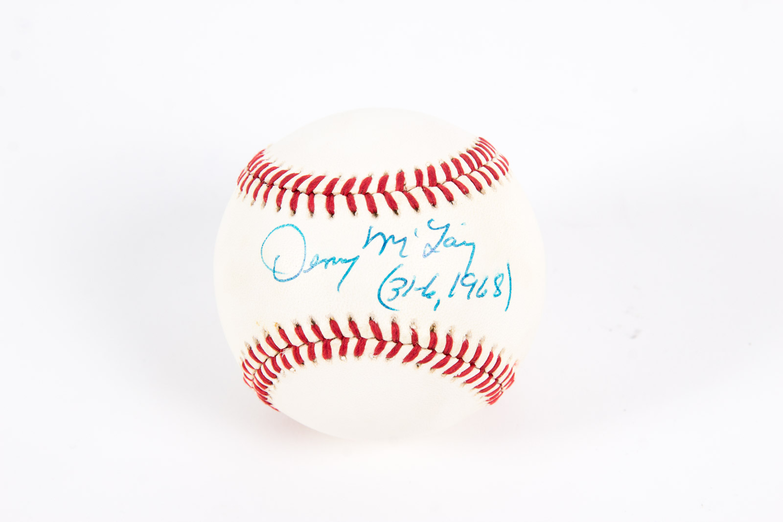 Denny McLain Signed Baseball