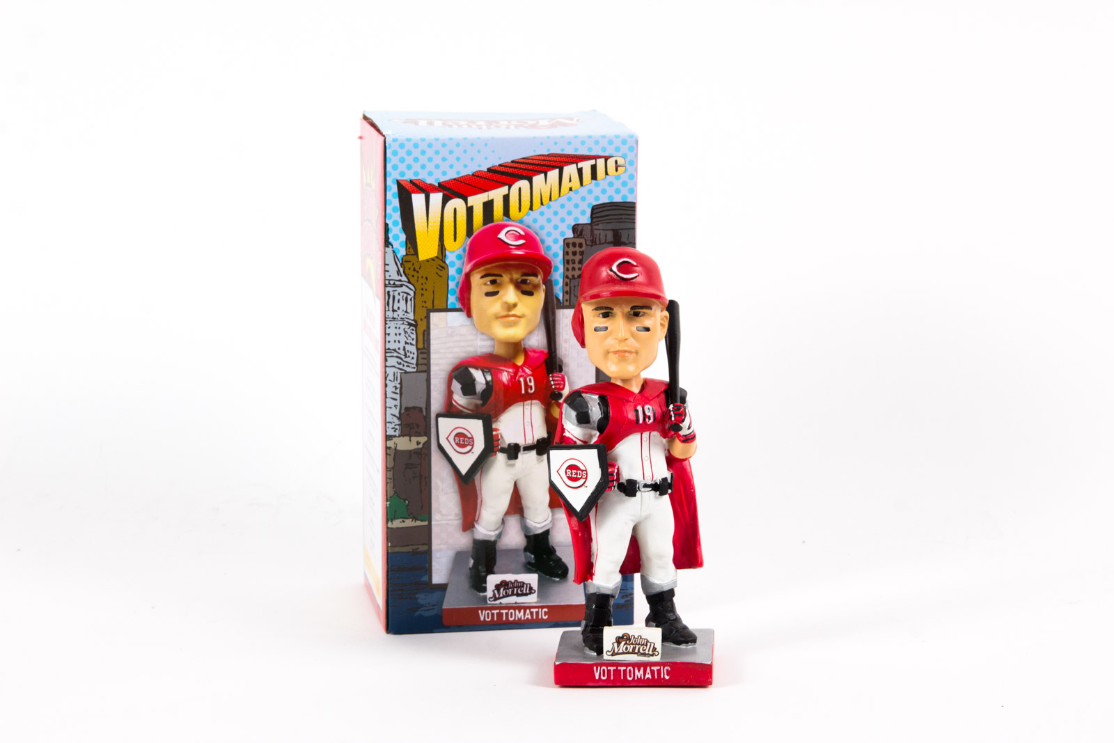 "Vottomatic" Joey Votto Cincinnati Reds Super Hero Themed Bobblehead