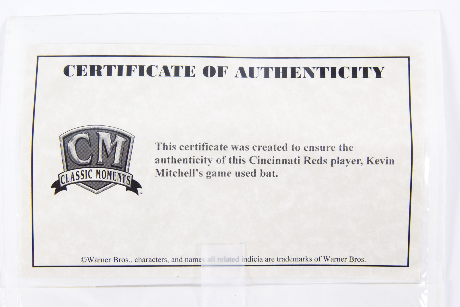 Kevin Mitchell Game Used Baseball Bat