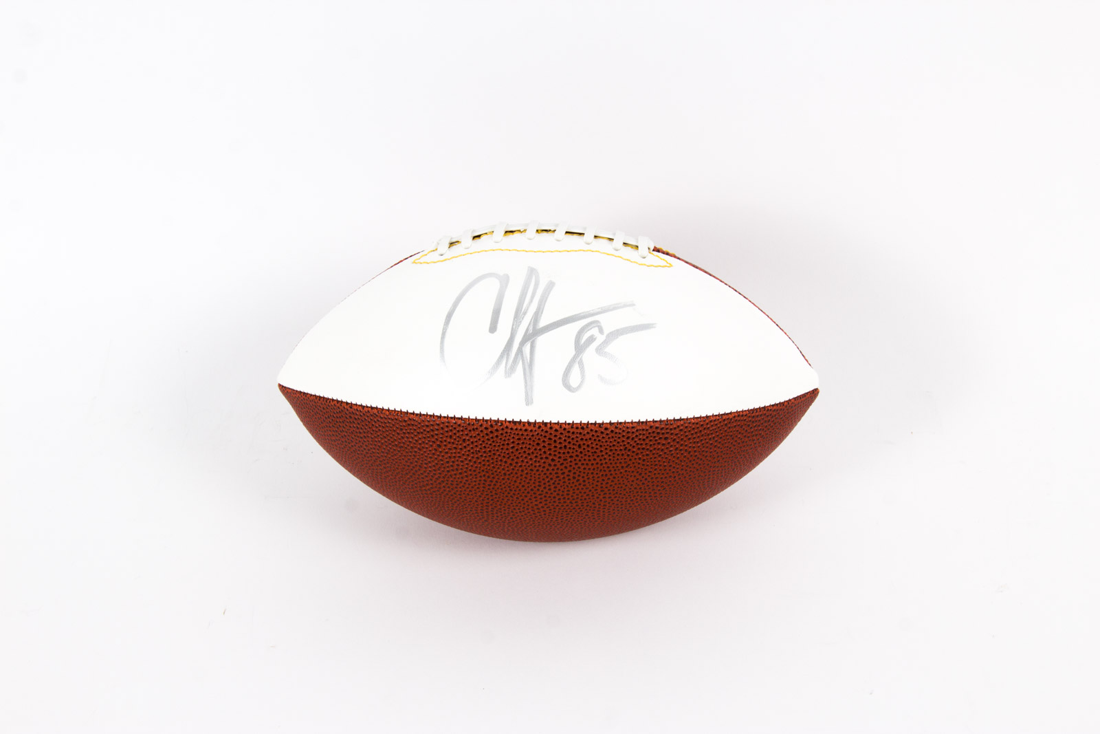 Chad Johnson Signed Football