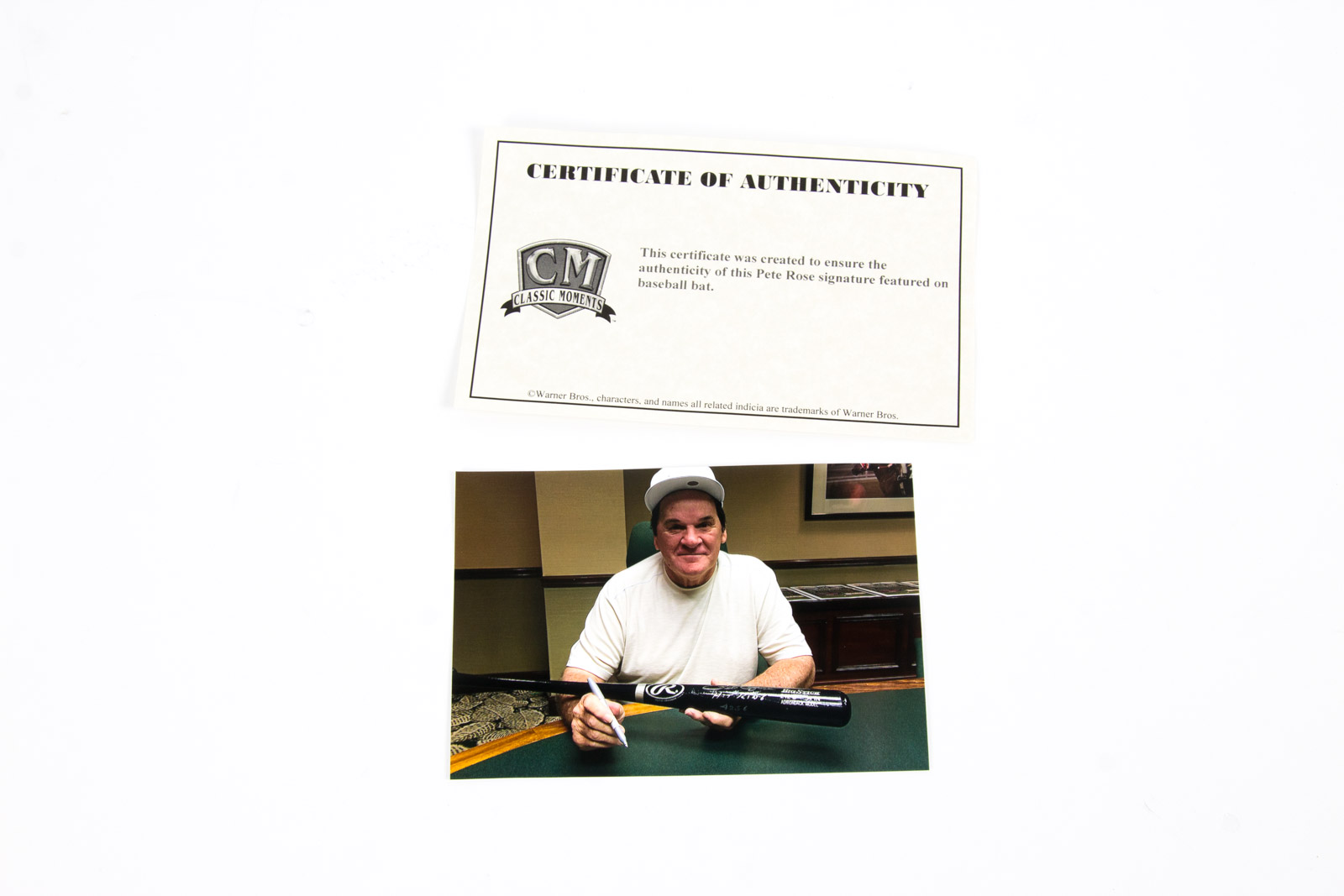 Pete Rose Signed Baseball Bat