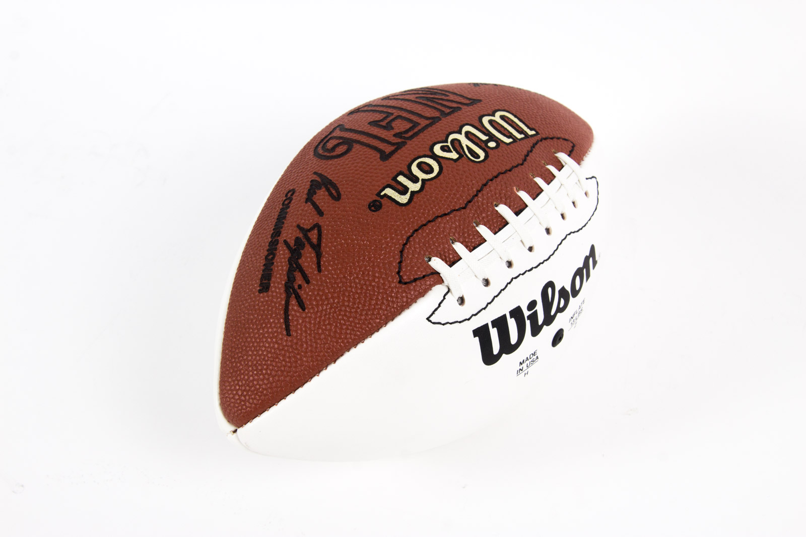 Isaac Curtis Signed football