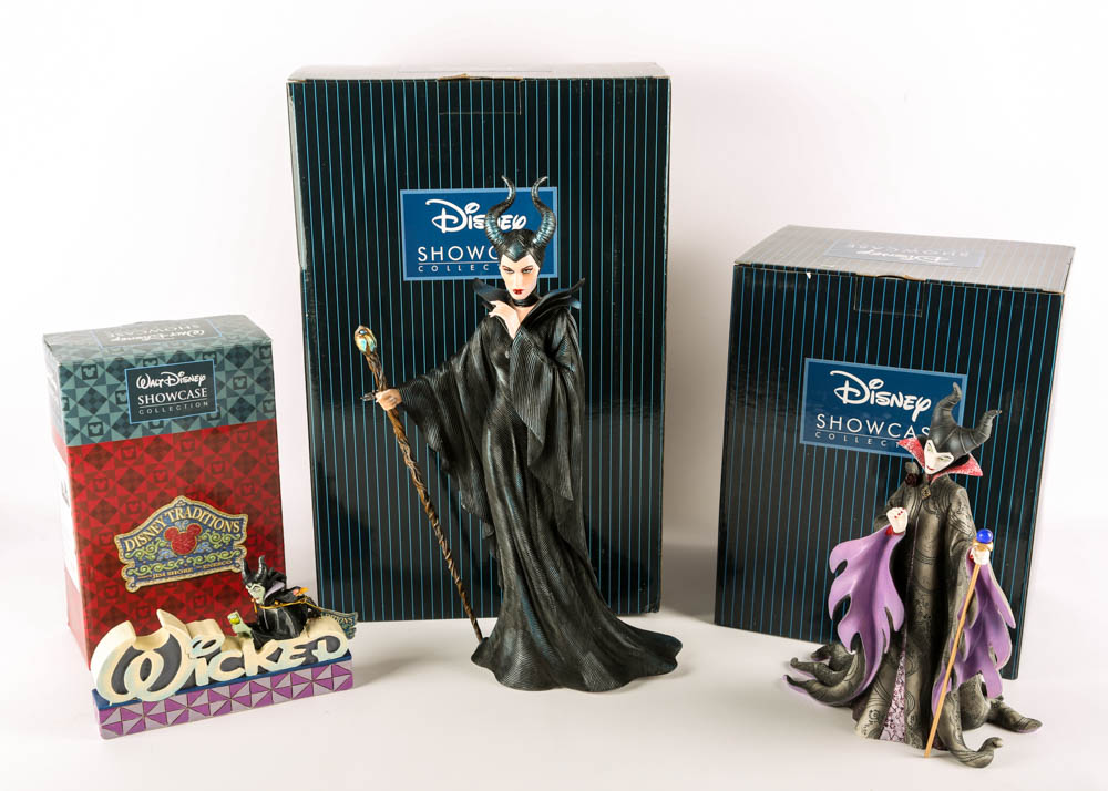 Collection of Maleficent Figurines