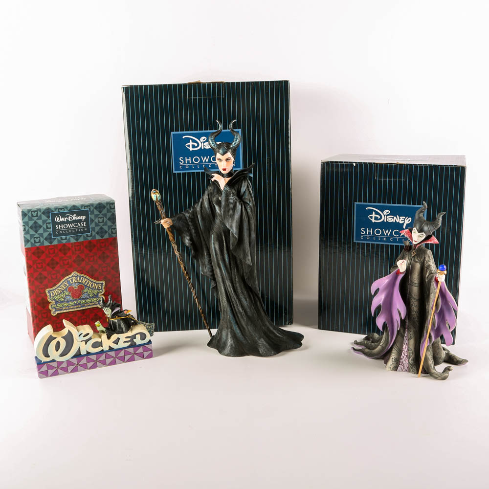 Collection of Maleficent Figurines