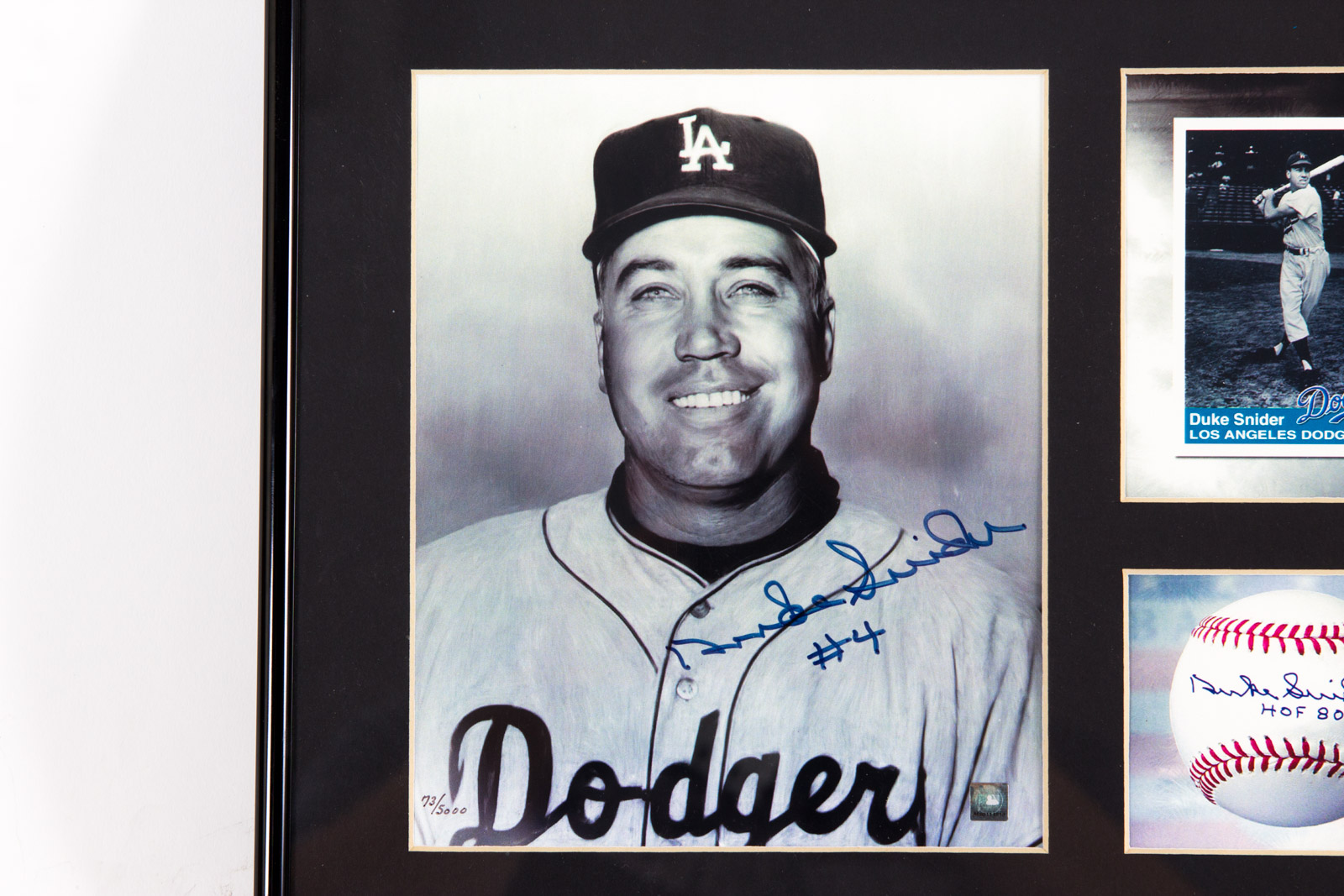 Duke Snider Signed Los Angles Dodgers Lithograph
