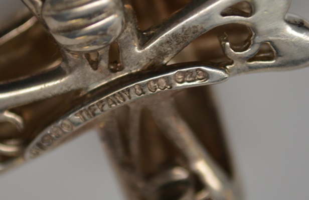 Tiffany & Co. Sterling Silver Signature X Clip-On Earrings