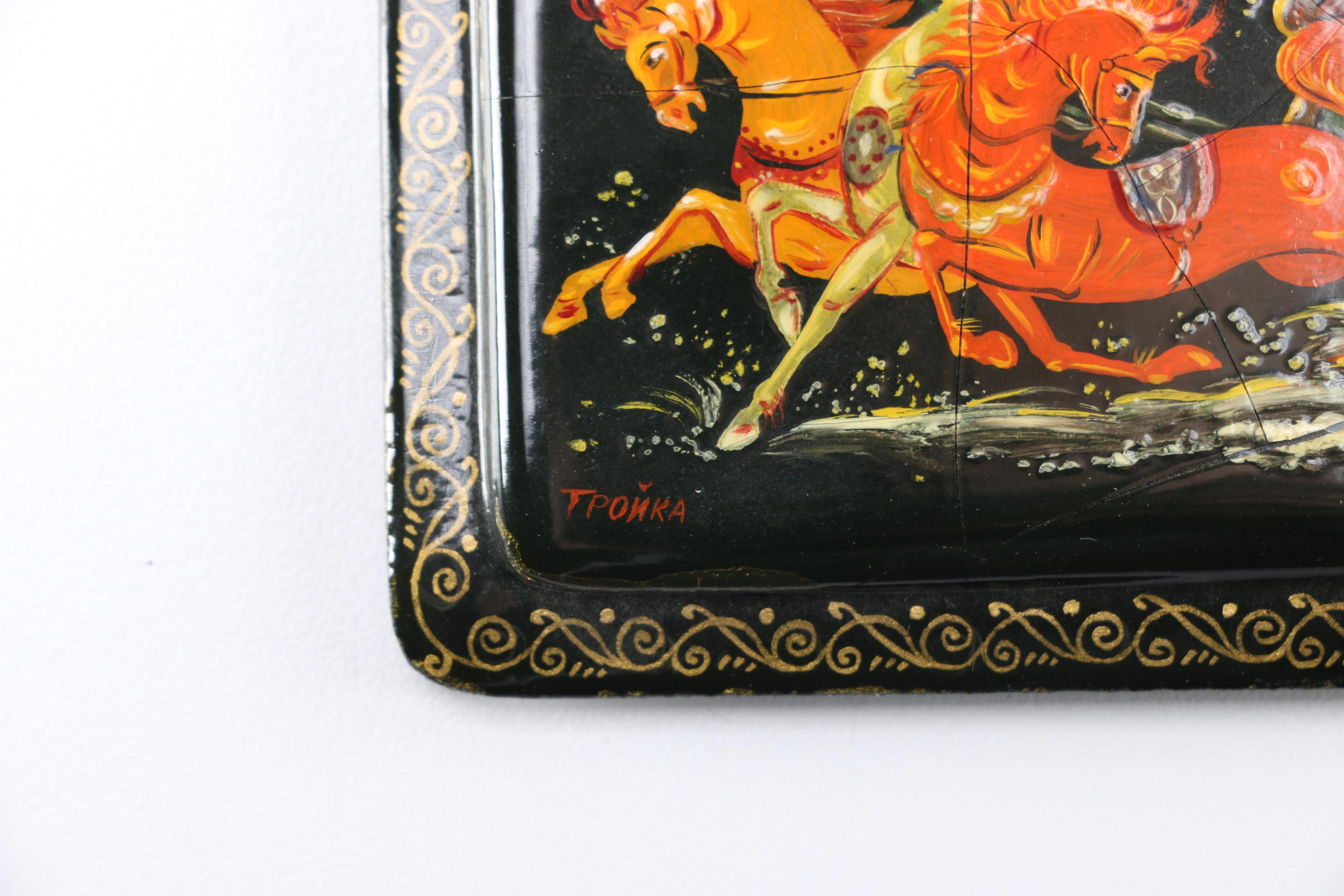 USSR Painted Fall and Winter Table Decor