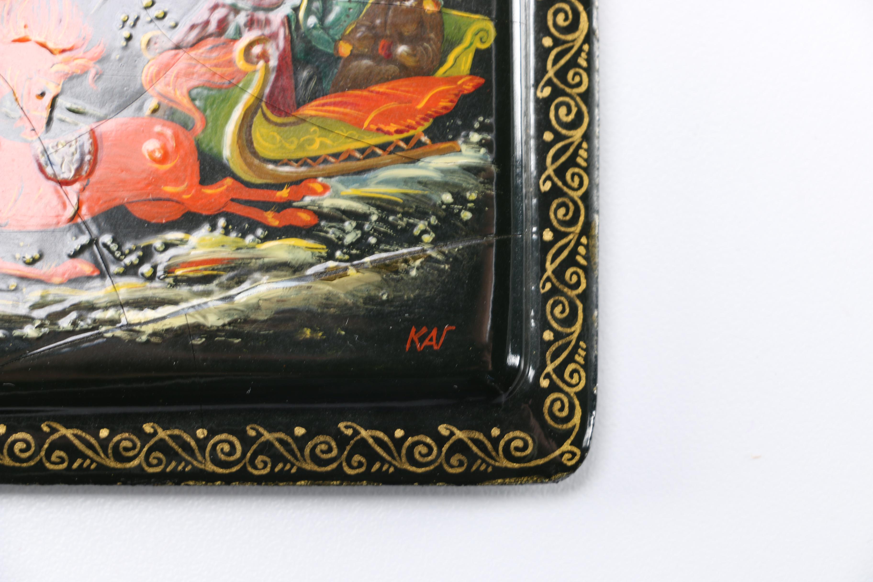 USSR Painted Fall and Winter Table Decor