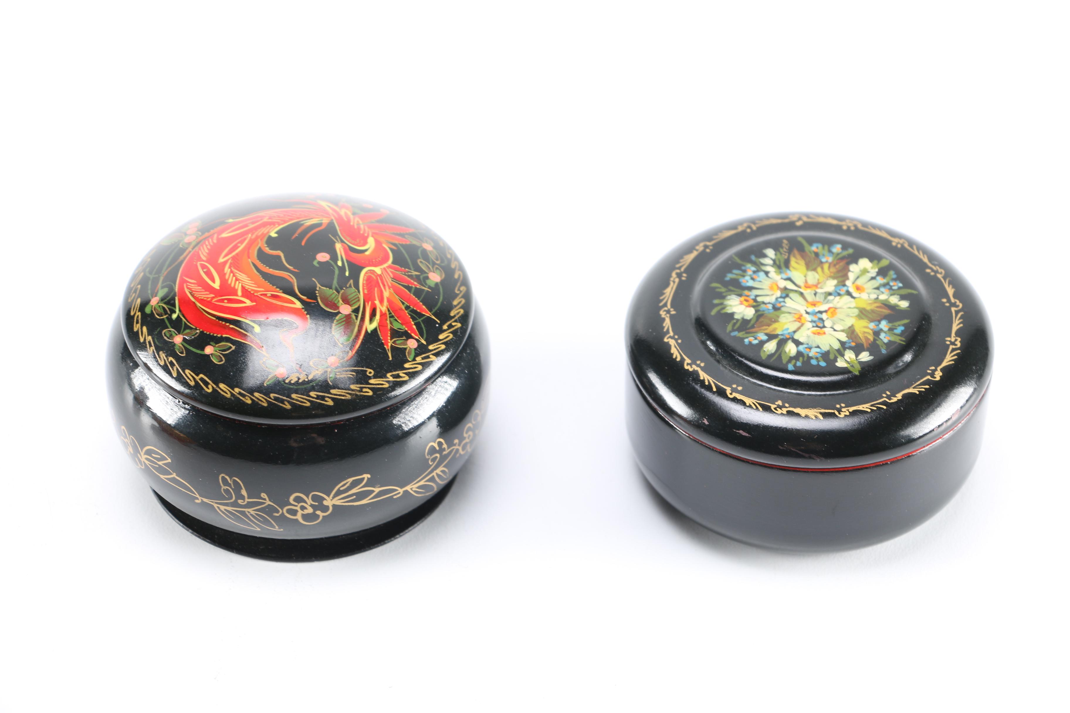 USSR Painted Fall and Winter Table Decor