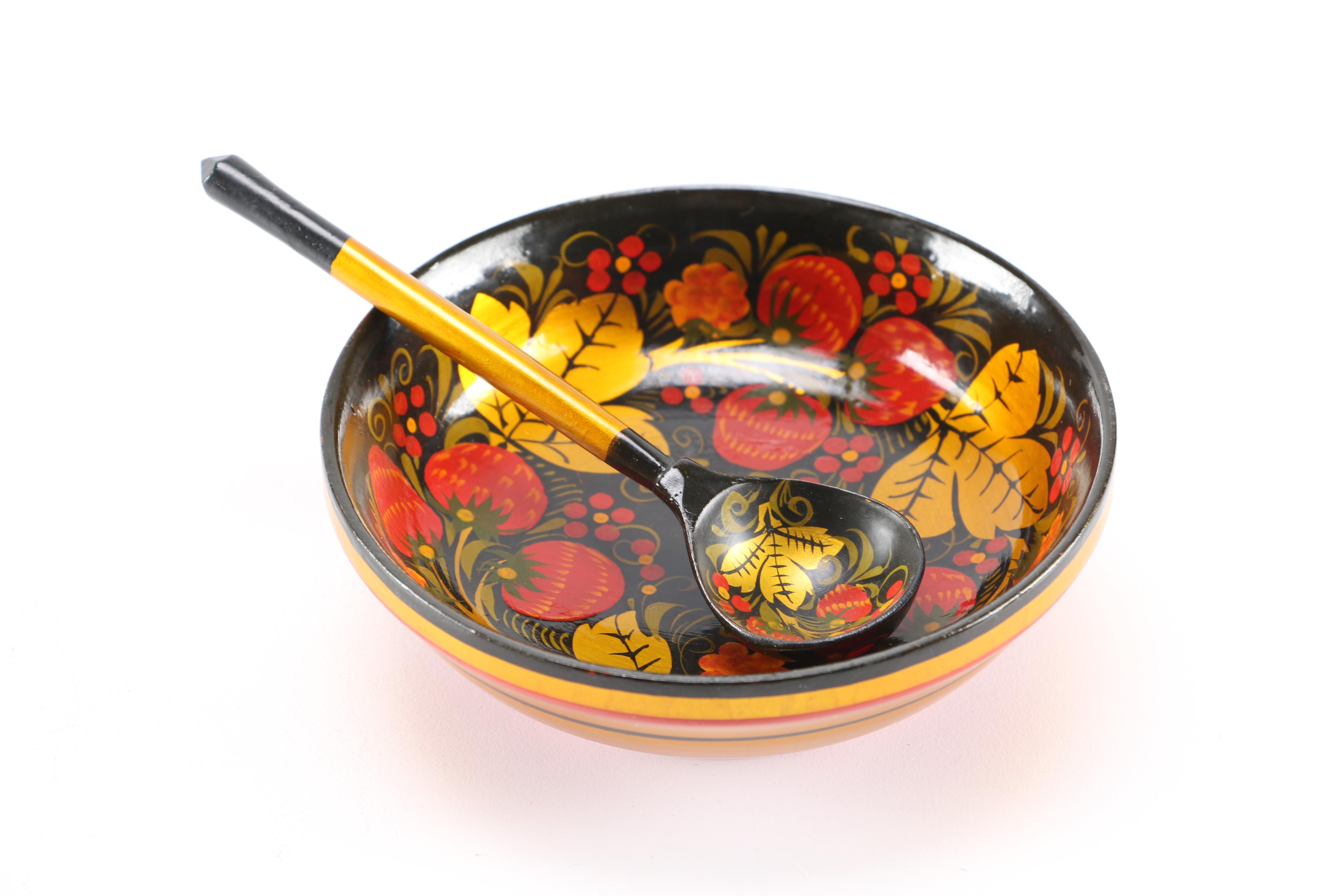 USSR Painted Fall and Winter Table Decor