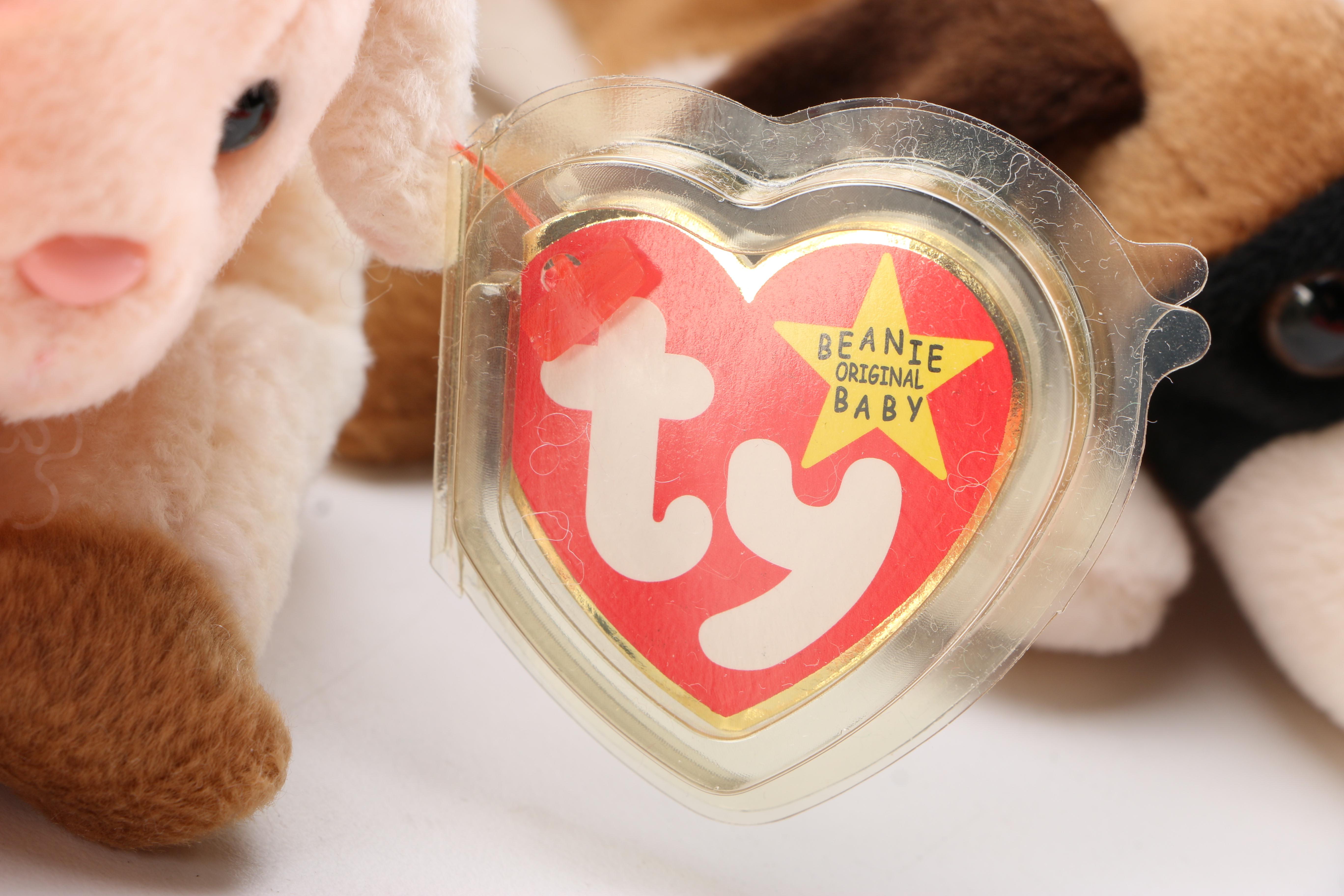 Collection of TY Beanie Baby Animals