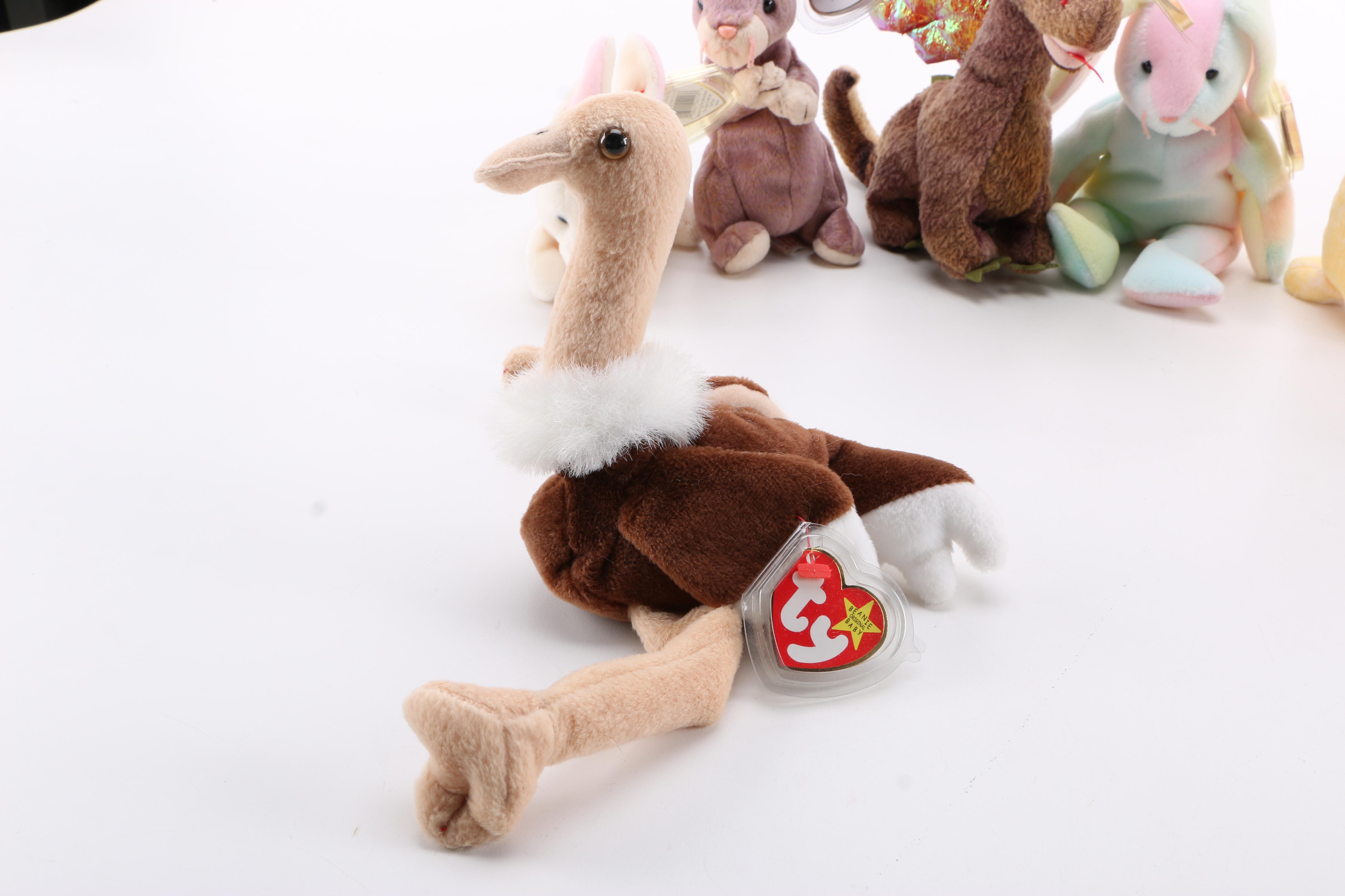 Collection of TY Beanie Baby Animals