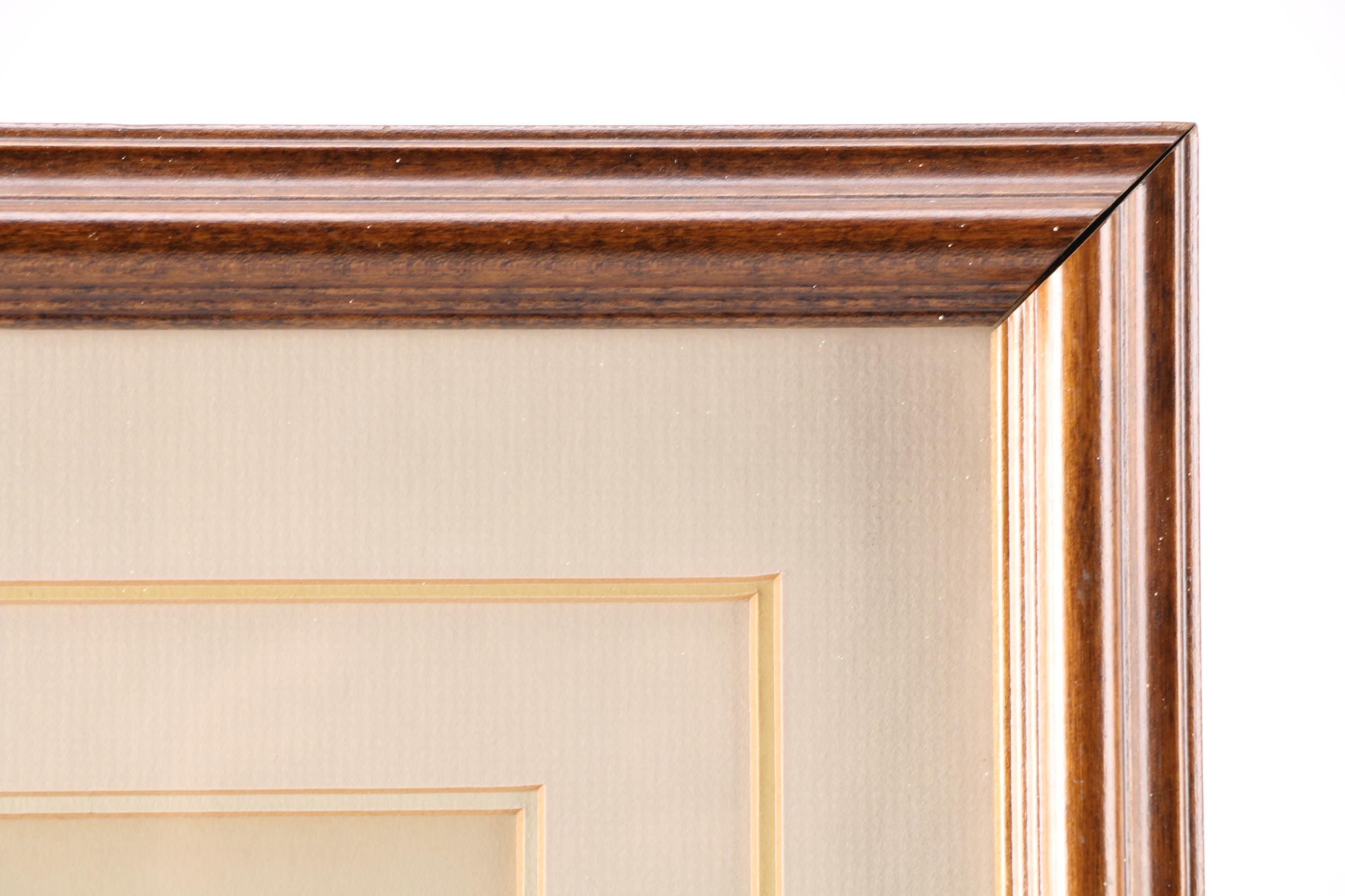 After Edith F. Johnston Framed Lithograph "Lemon Day-Lilly"